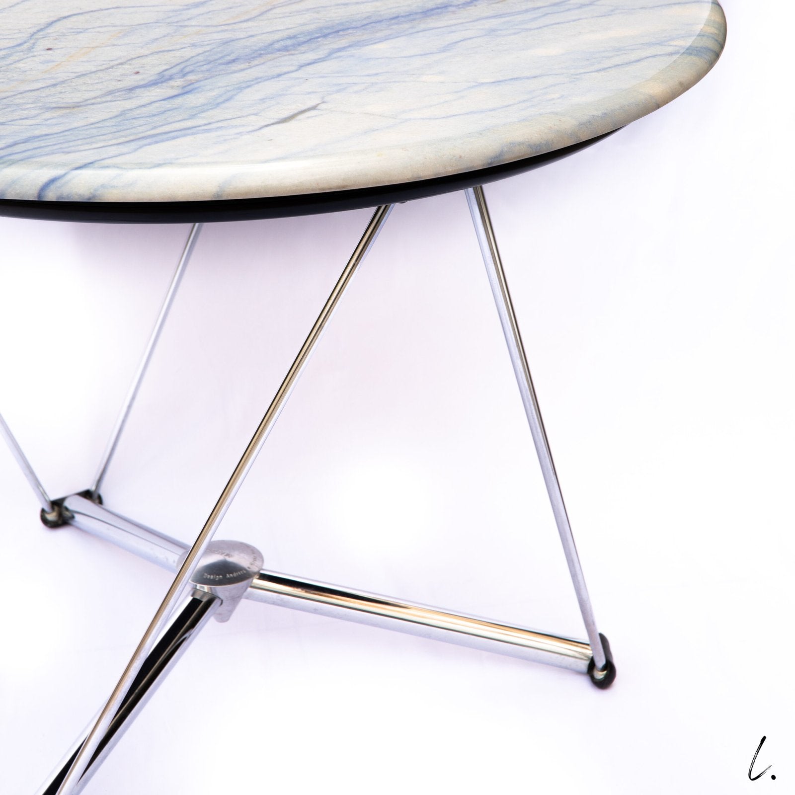 "LEM" TABLE, BLUE MARBLE FOR MAGIS, 1980