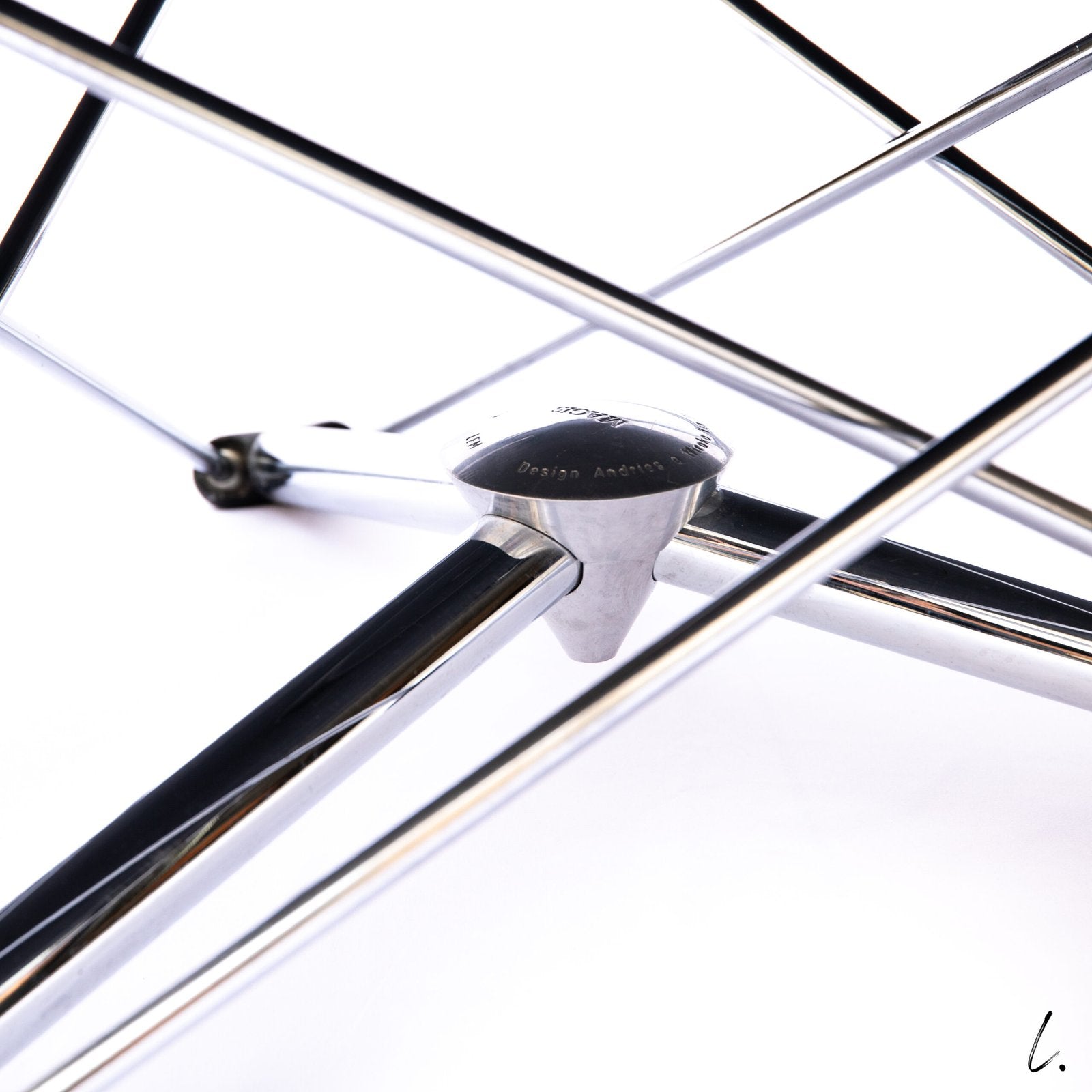 "LEM" TABLE, BLUE MARBLE FOR MAGIS, 1980