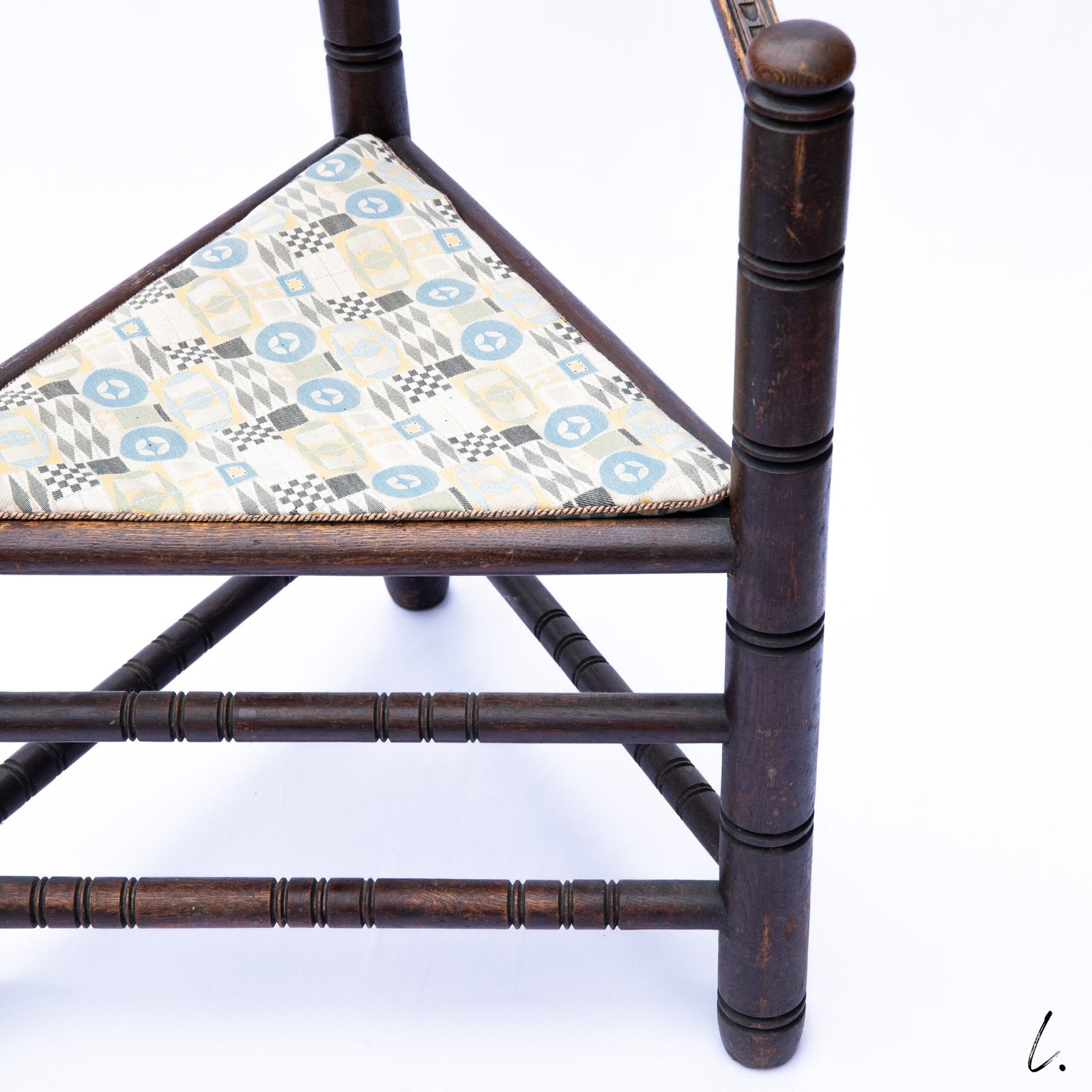 PAIR OF MONK CHAIRS IN SOLID OAK, SWEDEN, 1900