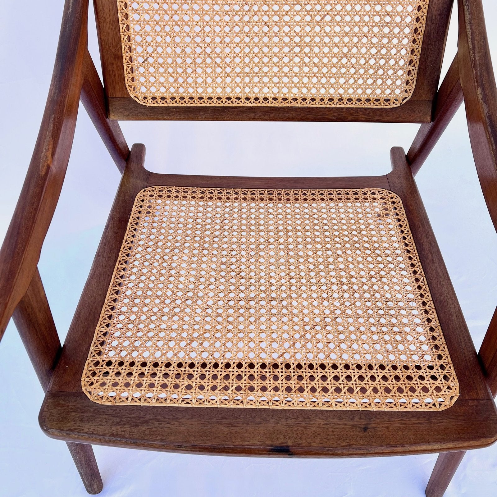 TEAK ARMCHAIR BY MICHEL DUCAROY FOR SNA ROSET, FRANCE, 1952