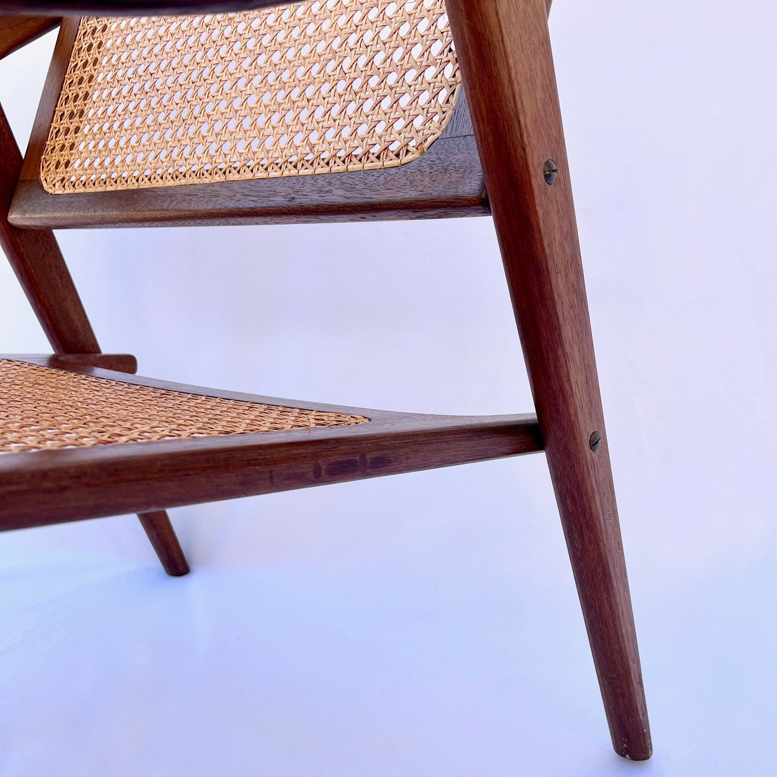 TEAK ARMCHAIR BY MICHEL DUCAROY FOR SNA ROSET, FRANCE, 1952