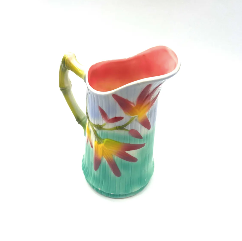 PICHET EN BARBOTINE DE SAINT CLEMENT, "BAMBOU" 1890s