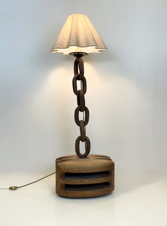 LAMPADAIRE BRUTALISTE « PIECE UNIQUE », 1950s
