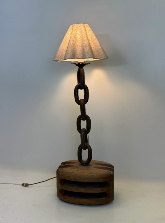 LAMPADAIRE BRUTALISTE « PIECE UNIQUE », 1950s
