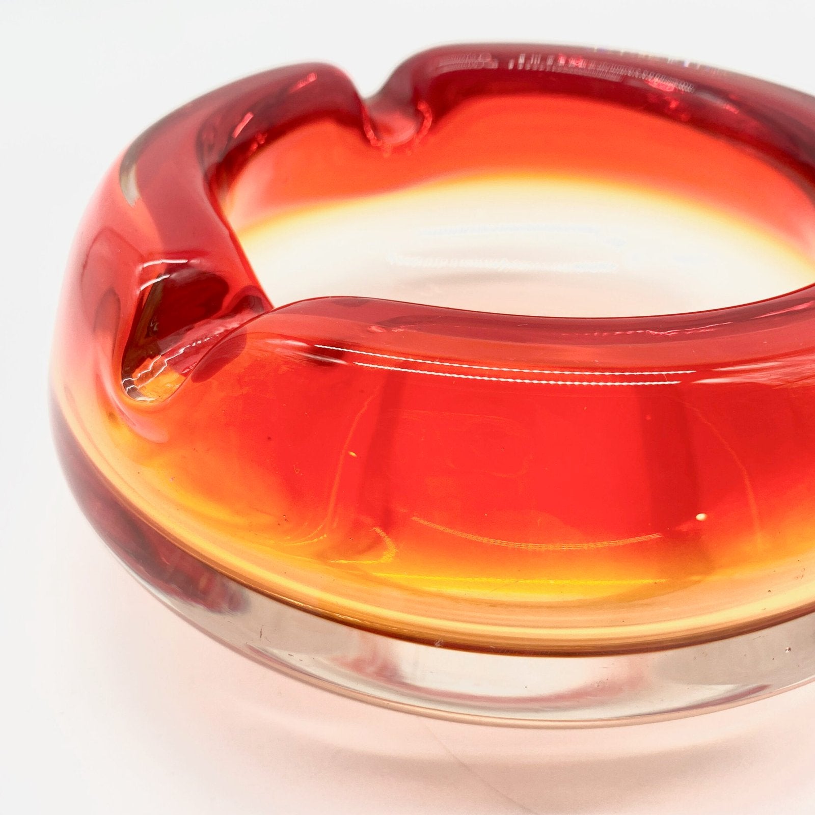 CENDRIER MURANO ROUGE, 1960