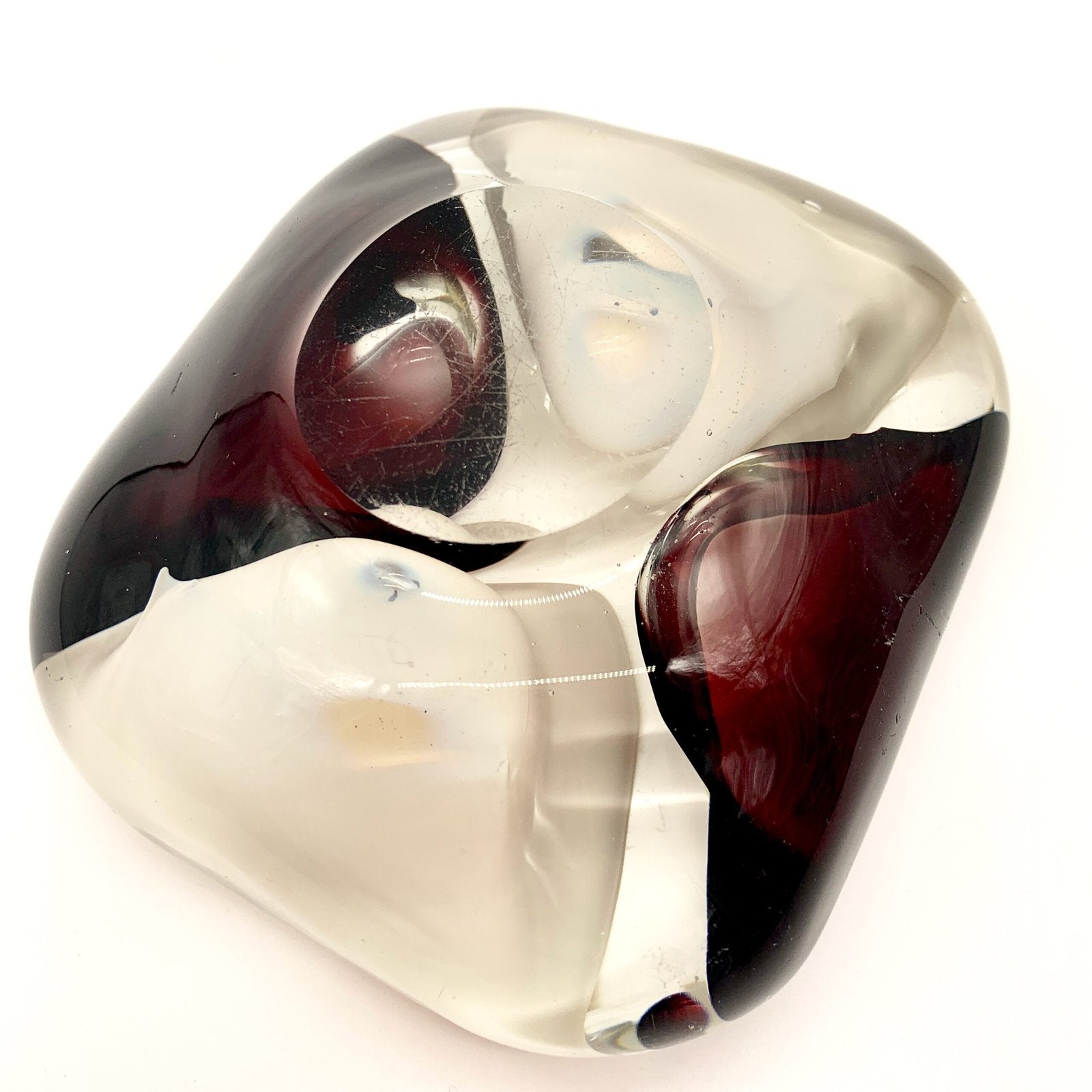 CENDRIER QUATRE COMPARTIMENTS, MURANO, 1960