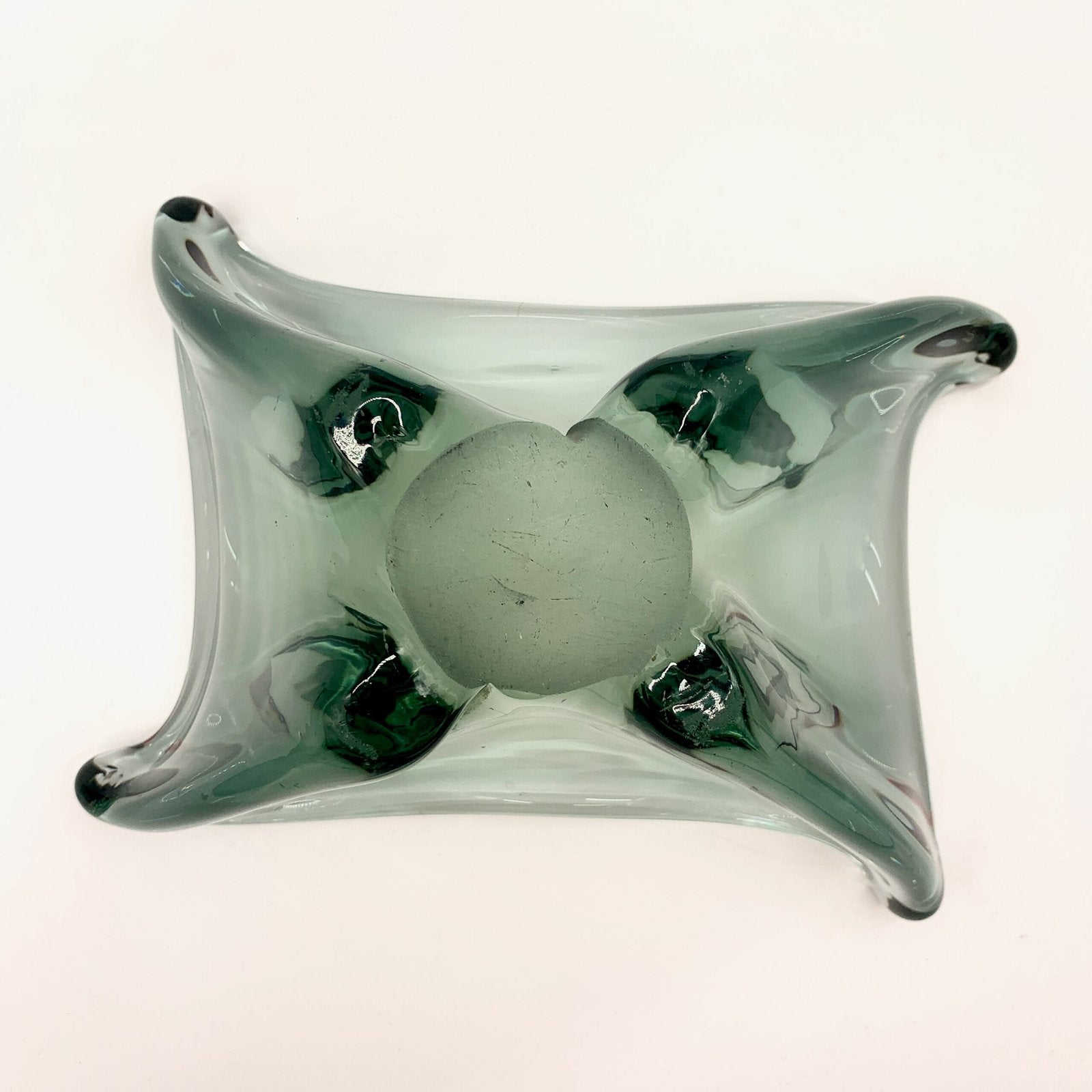 VIDE POCHE MURANO, FORME LIBRE, GRIS FUMÉ, 1960