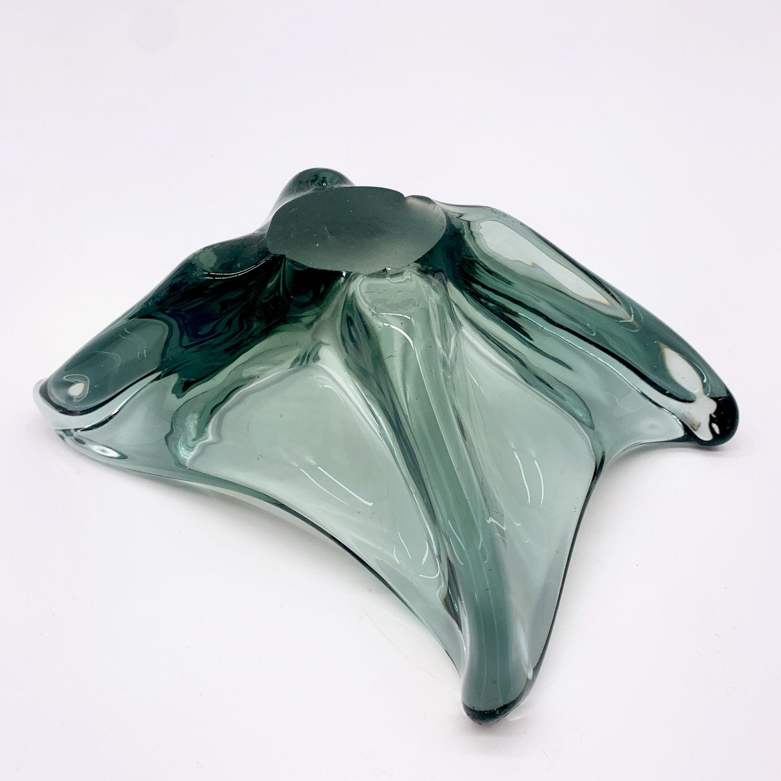 VIDE POCHE MURANO, FORME LIBRE, GRIS FUMÉ, 1960