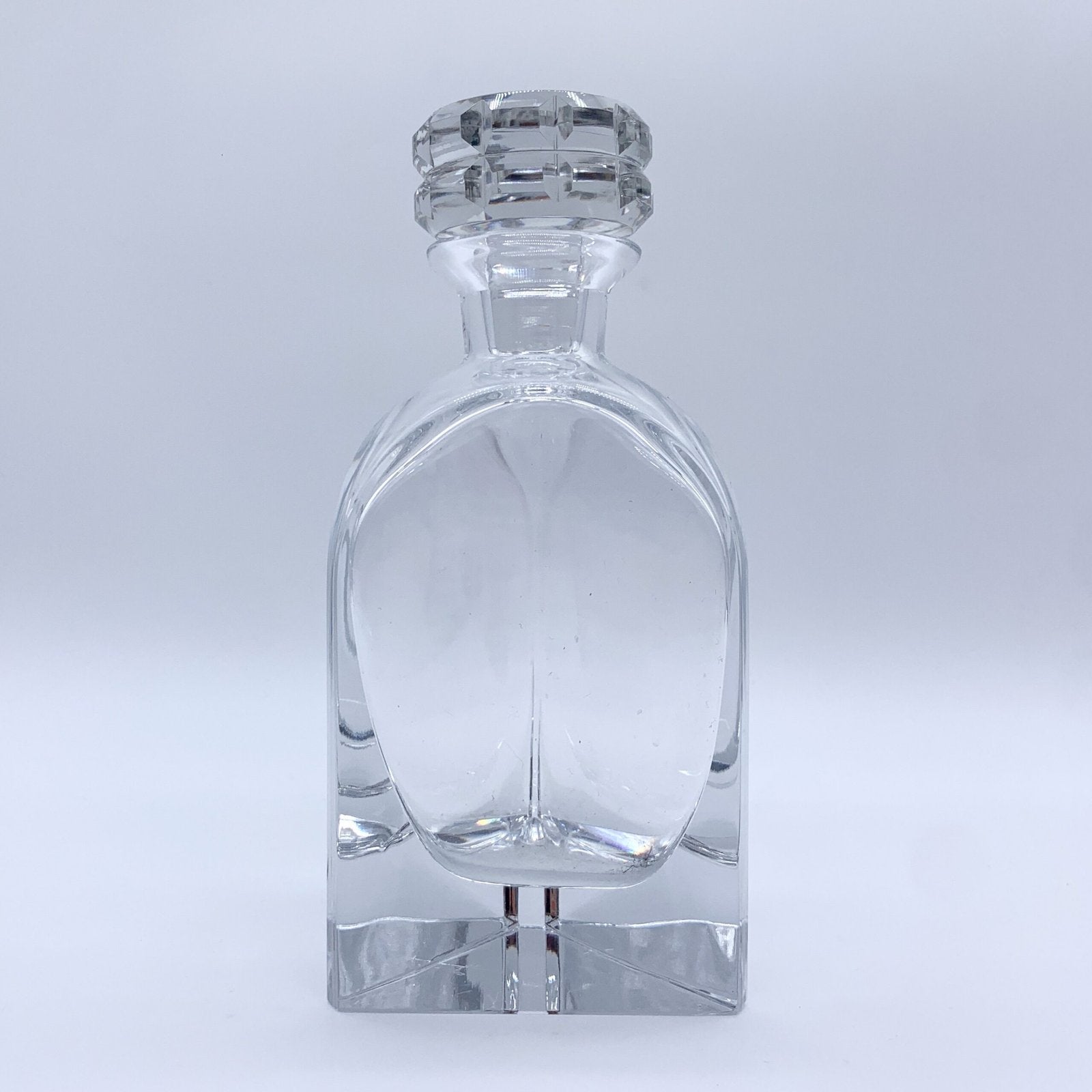 CARAFE "PYRAMIDE" CRISTAL D'ATLANTIS, 1930s
