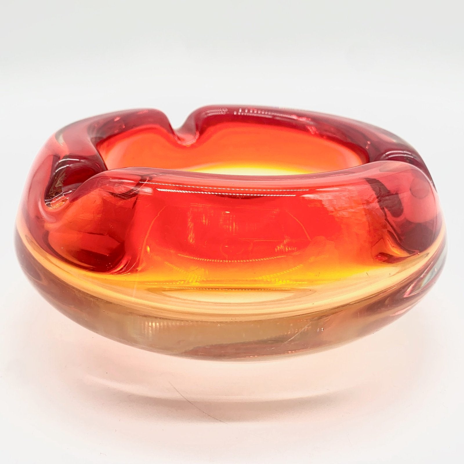CENDRIER MURANO ROUGE, 1960