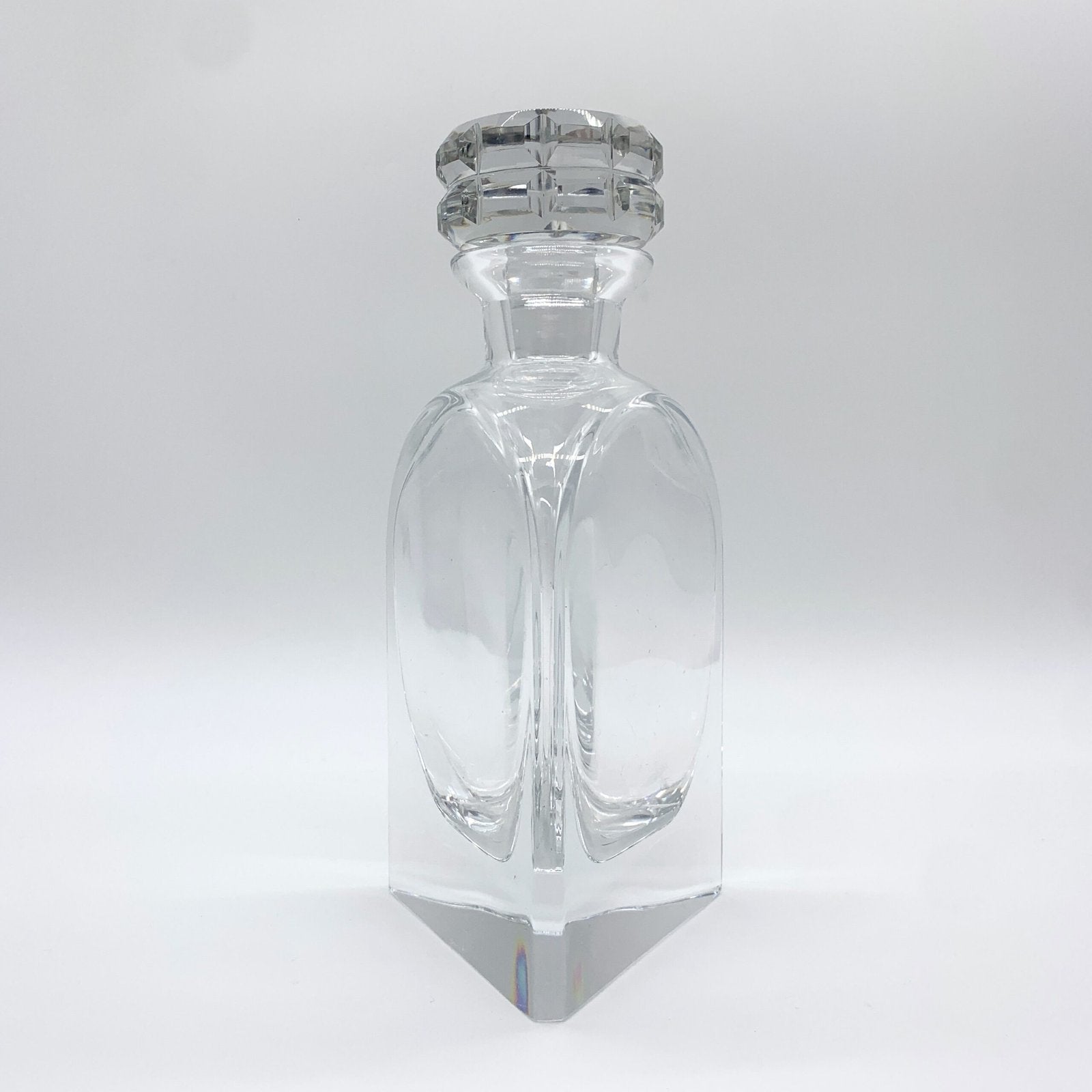 CARAFE "PYRAMIDE" CRISTAL D'ATLANTIS, 1930s
