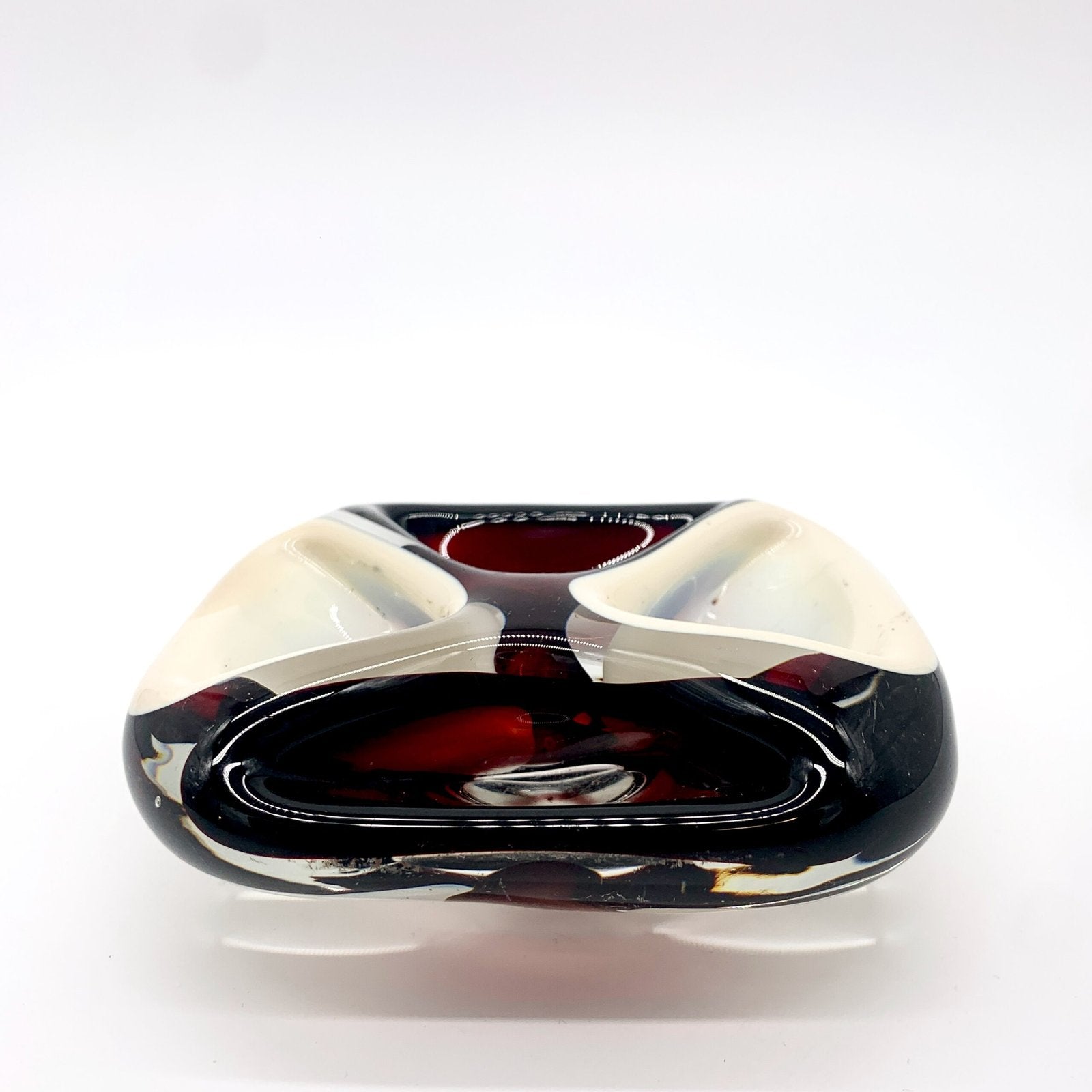 CENDRIER QUATRE COMPARTIMENTS, MURANO, 1960