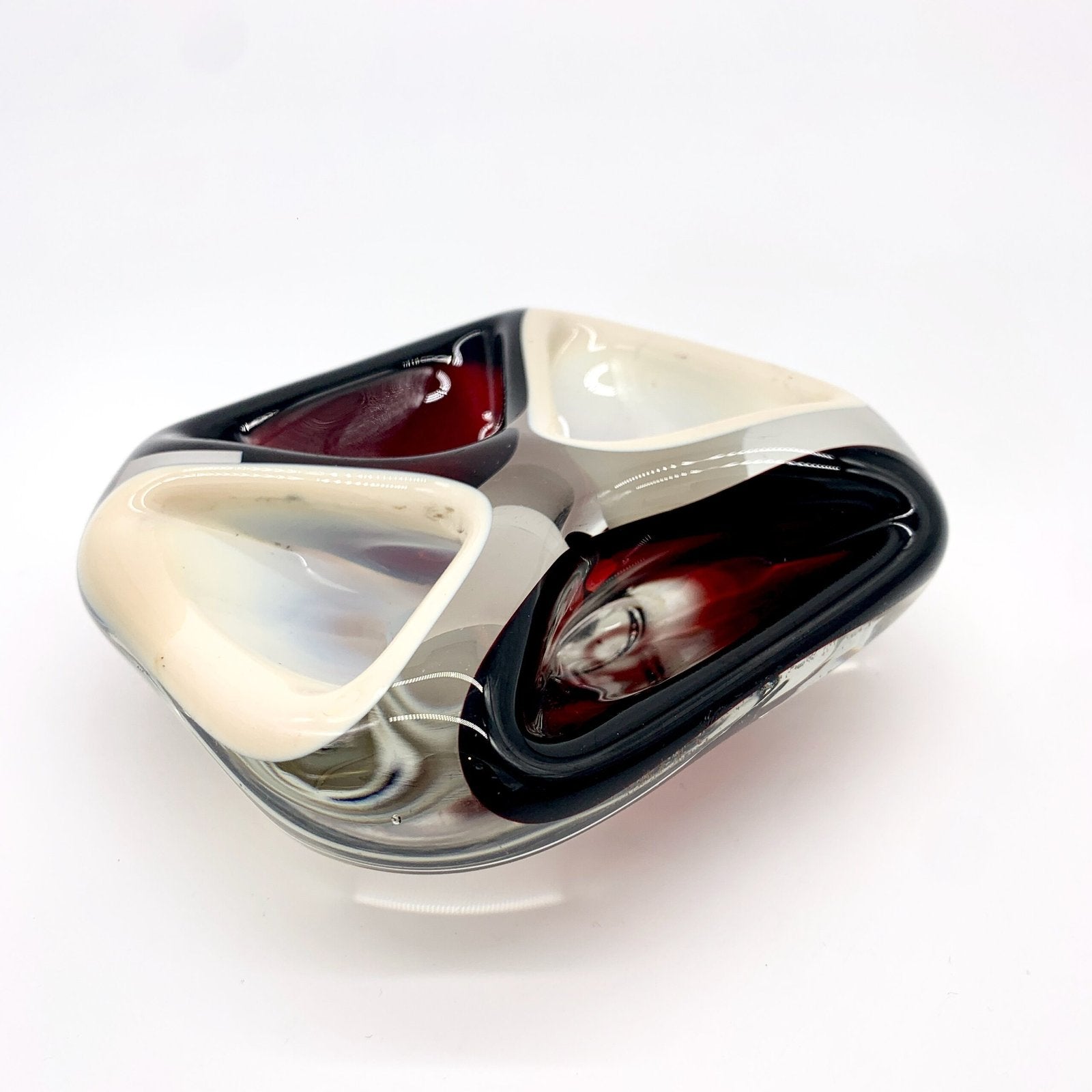 CENDRIER QUATRE COMPARTIMENTS, MURANO, 1960
