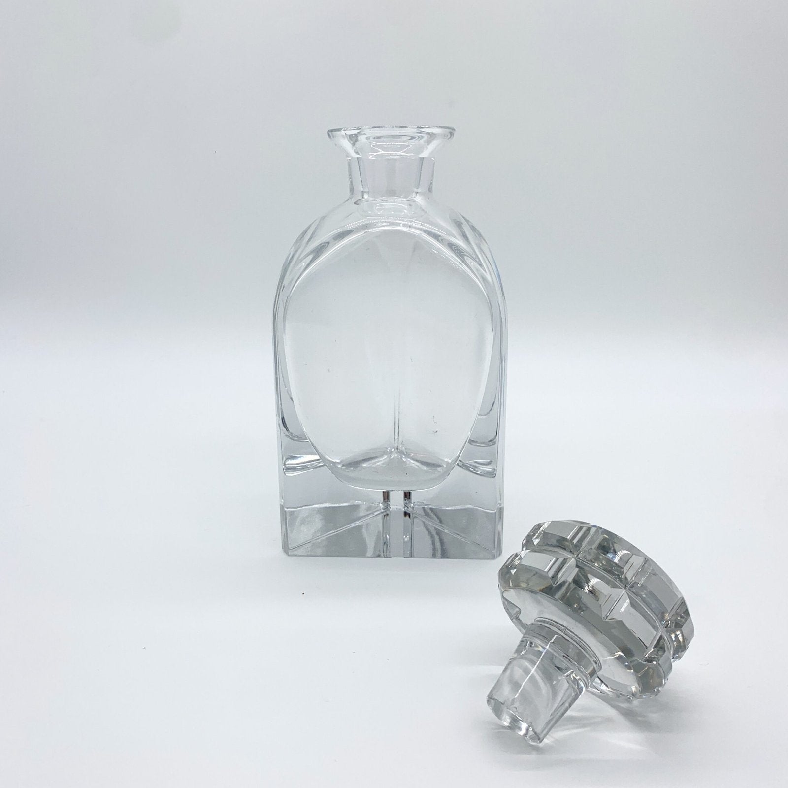 CARAFE "PYRAMIDE" CRISTAL D'ATLANTIS, 1930s