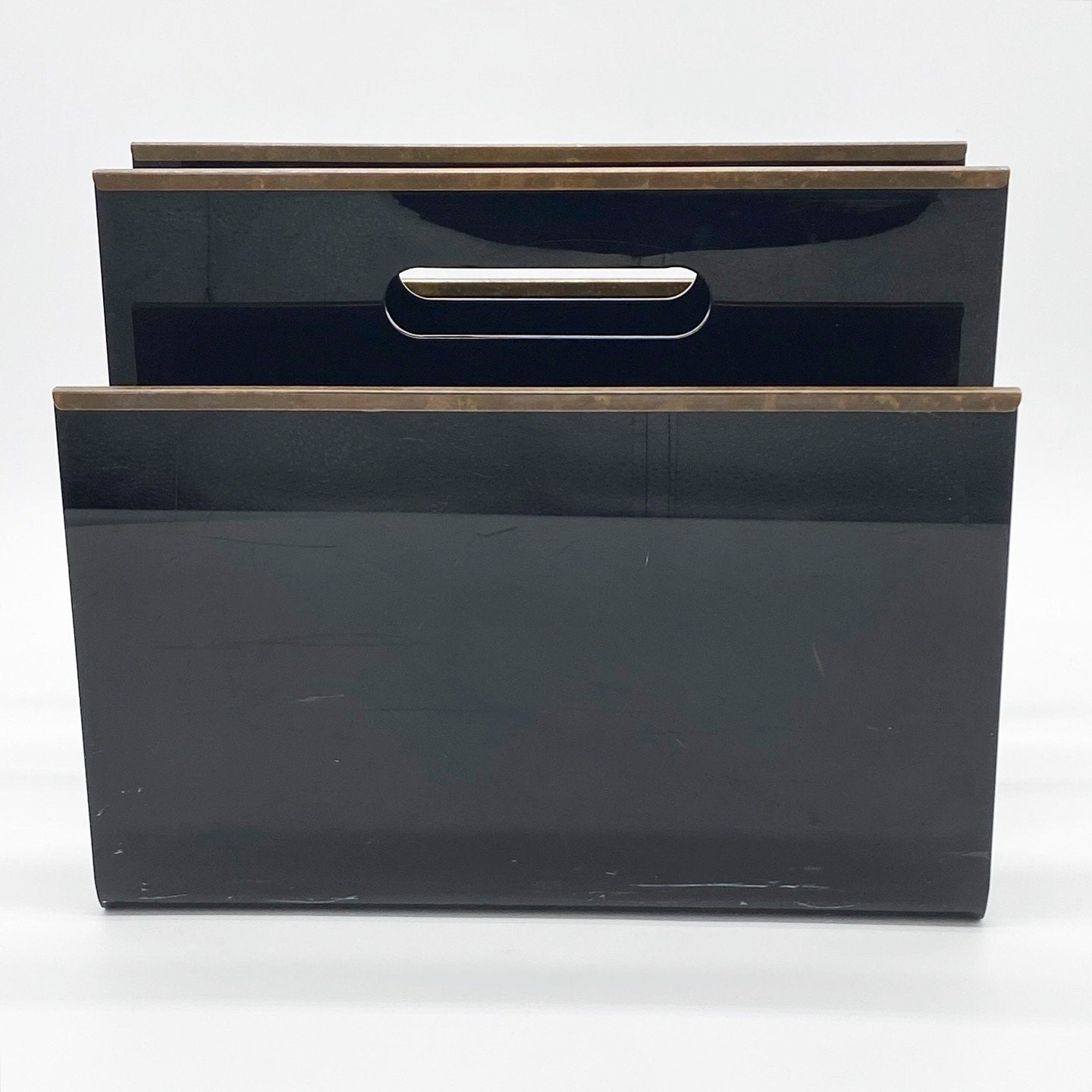 PORTE REVUES / RANGE VINYLES "MAISON MERCIER" - 1970s, PARIS