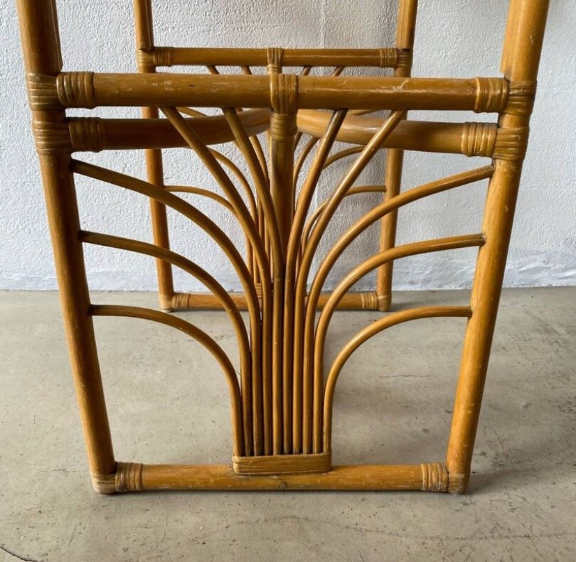 TÊTE A TÊTE ROTIN / BAMBOU 70s