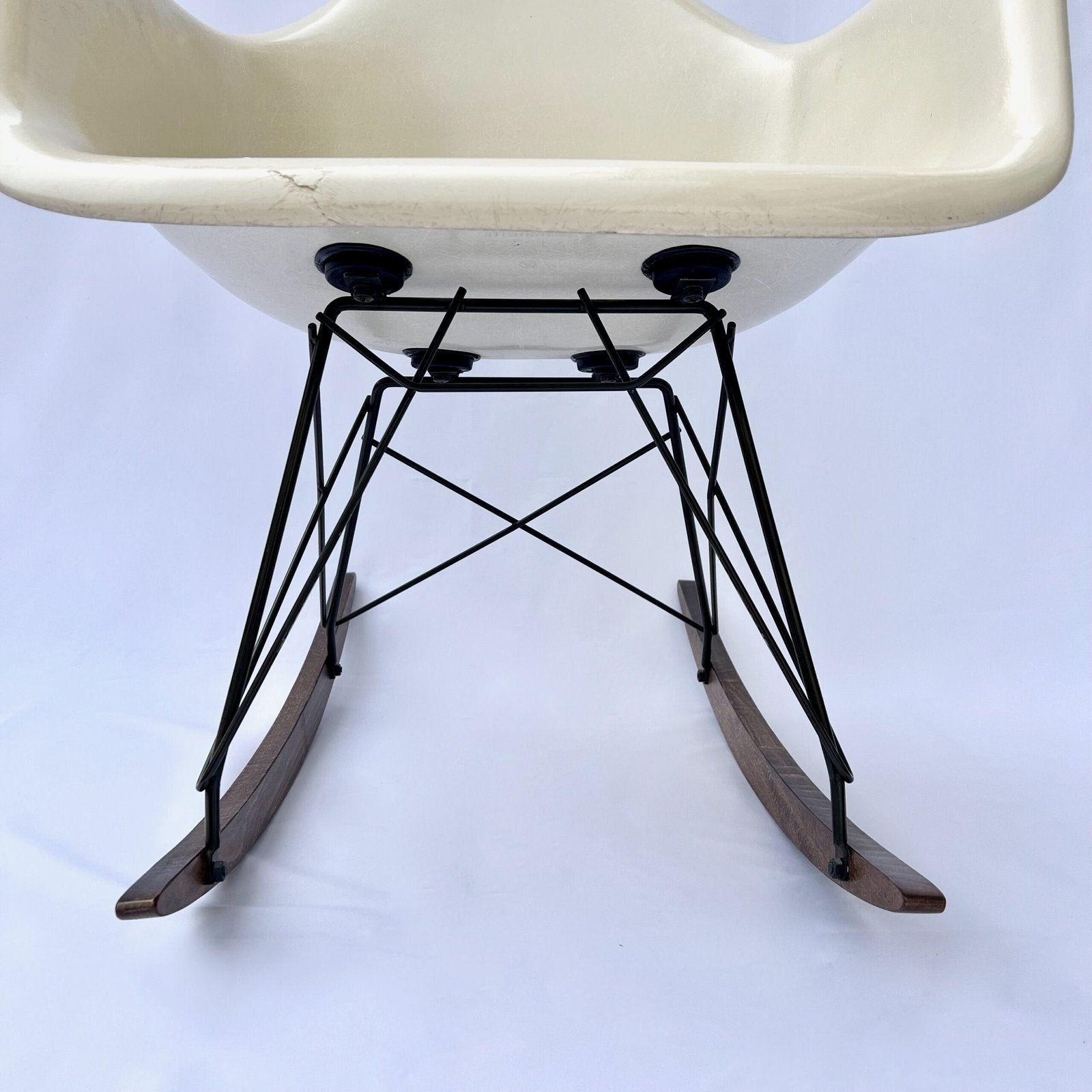 PARCHMENT ROCKING CHAIR, EAMES, HERMAN MILLER, 1970