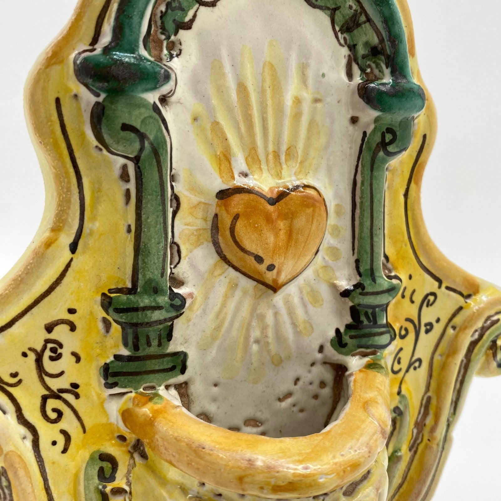 BENITIER COEUR VERT "LE STANZE DEL GATTOPARDO", 1970
