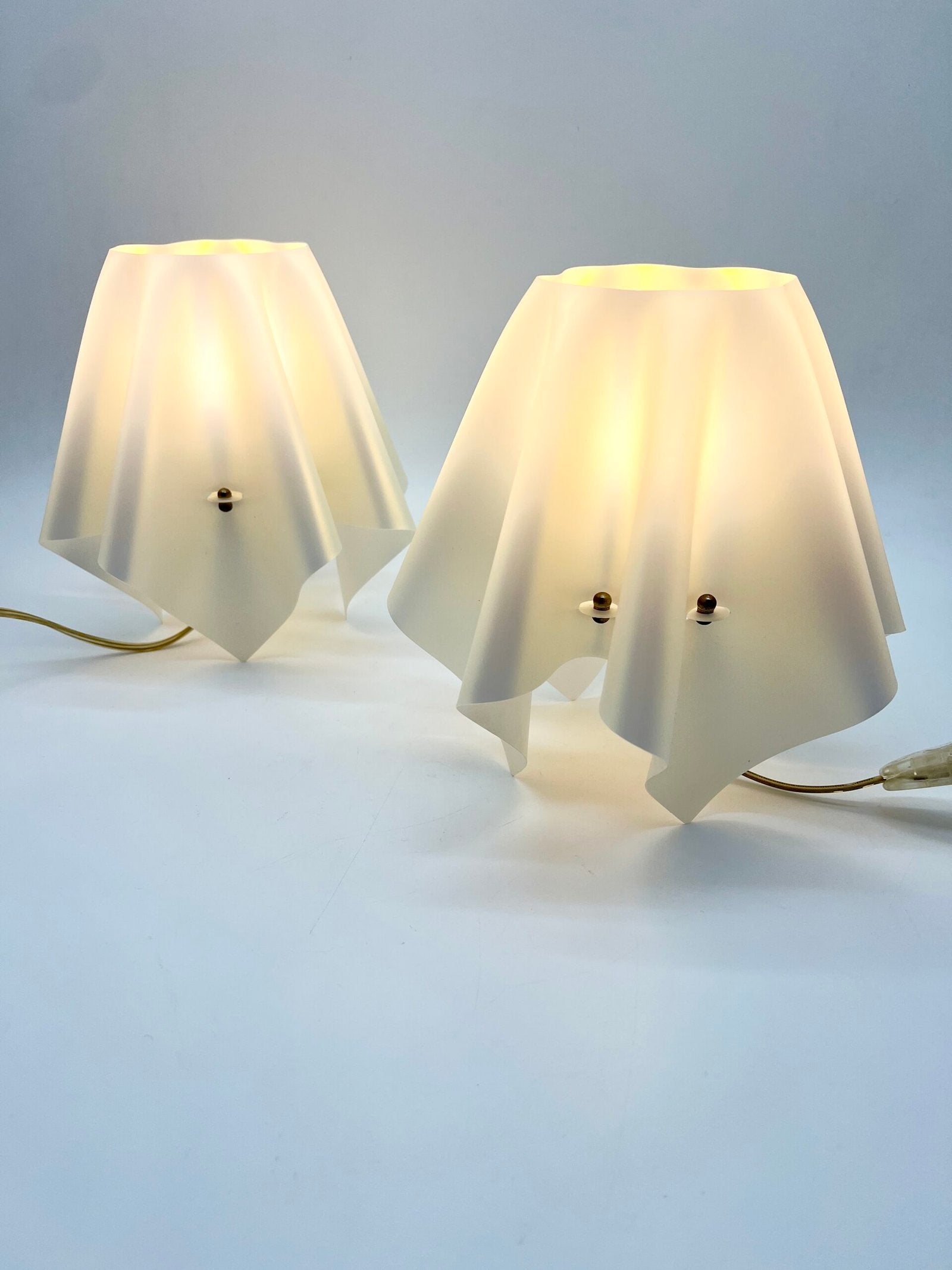 PAIRE DE LAMPES SLAMP “FOULARD” PAR FRANCESCO PARETTI, 1990s