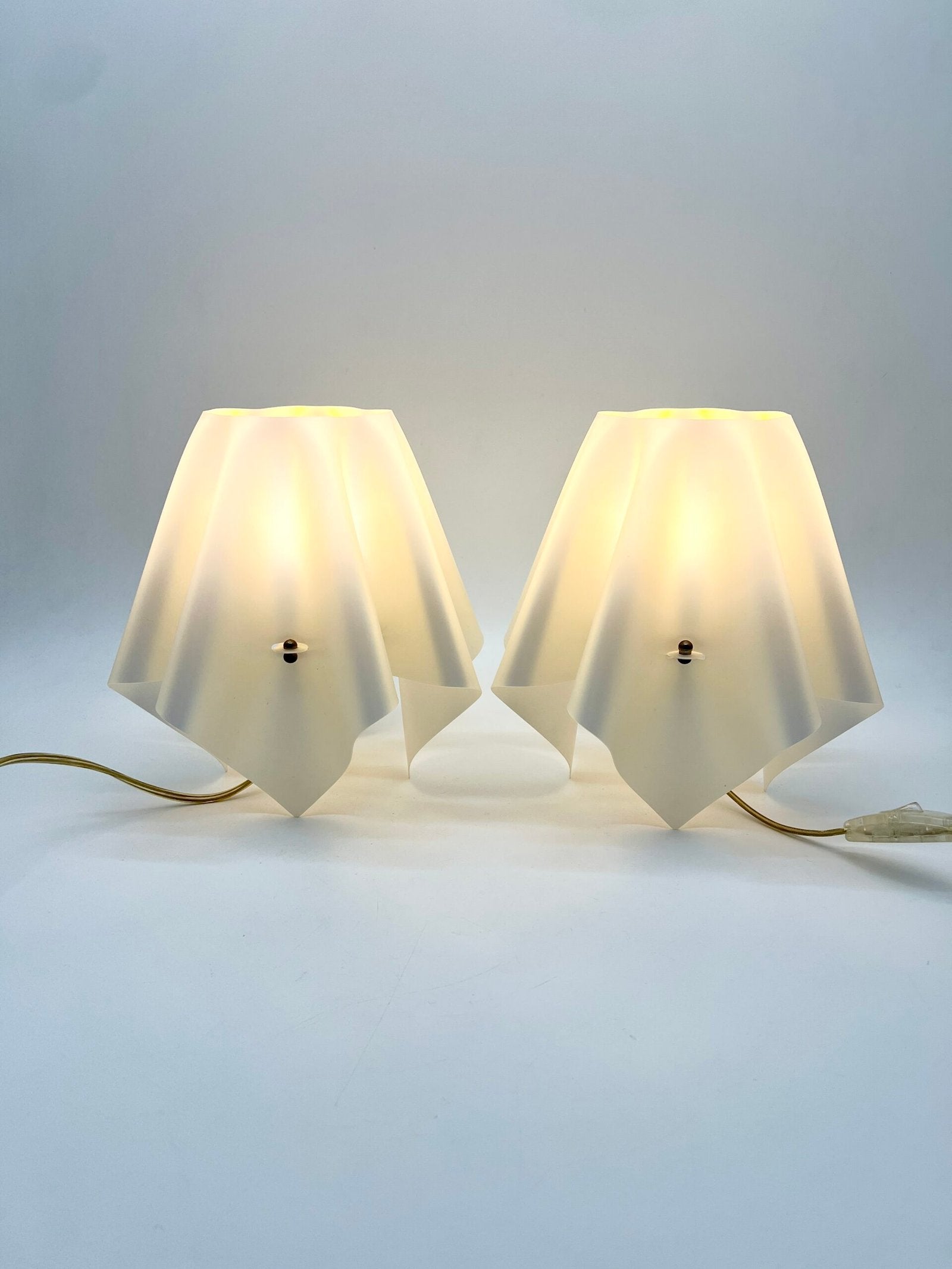 PAIRE DE LAMPES SLAMP “FOULARD” PAR FRANCESCO PARETTI, 1990s