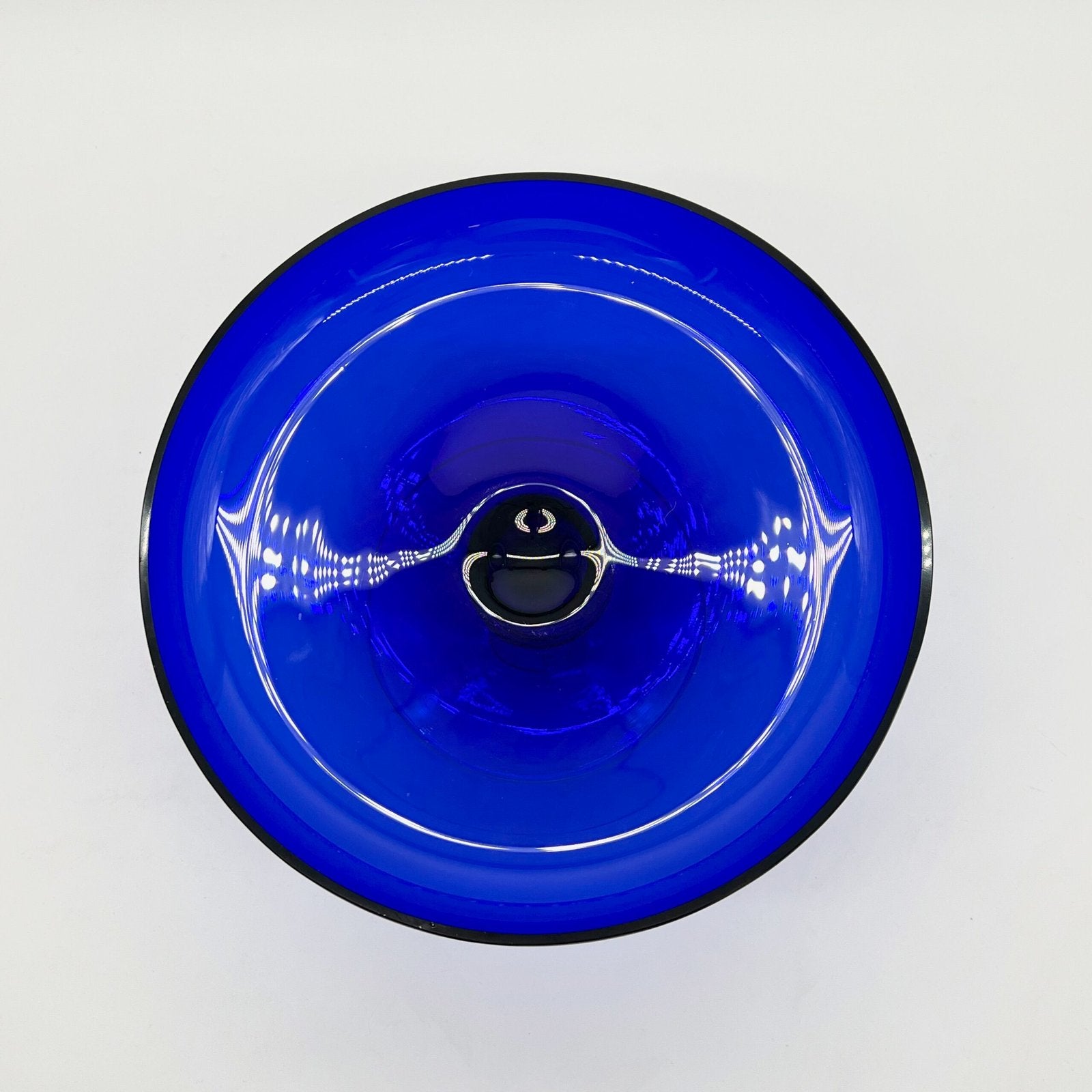 GRANDE COUPE A FRUITS BLEU, MURANO, 1970