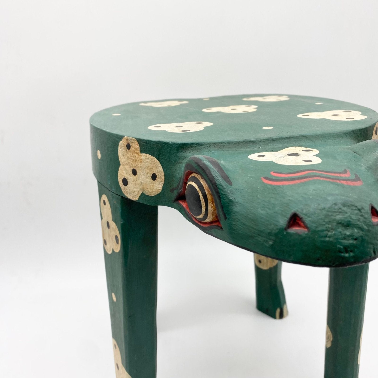 TABOURET BALINAIS "GRENOUILLE" – 1980s