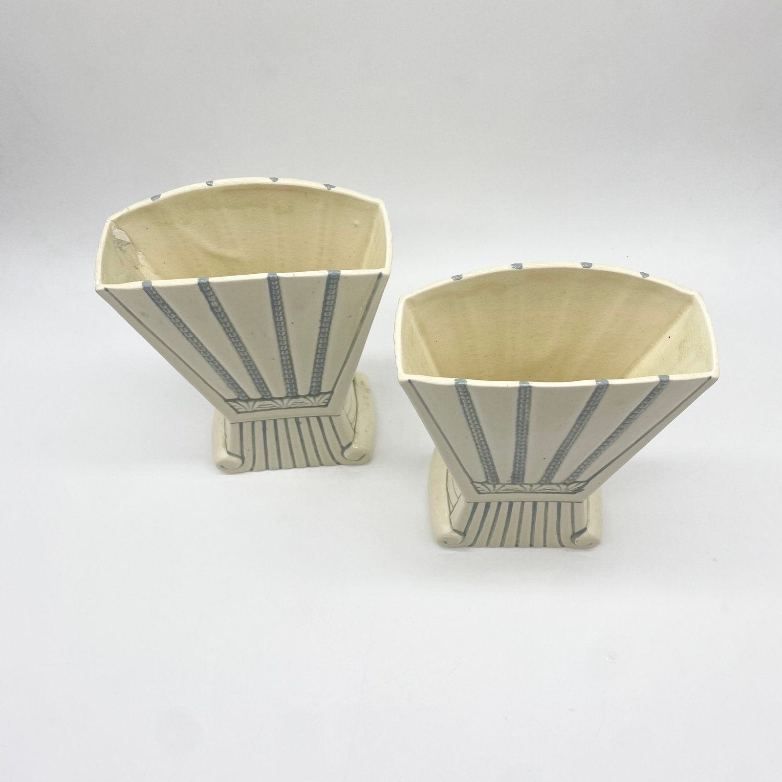 PAIRE DE VASES "ORCHIES" ART DÉCO, 1930s