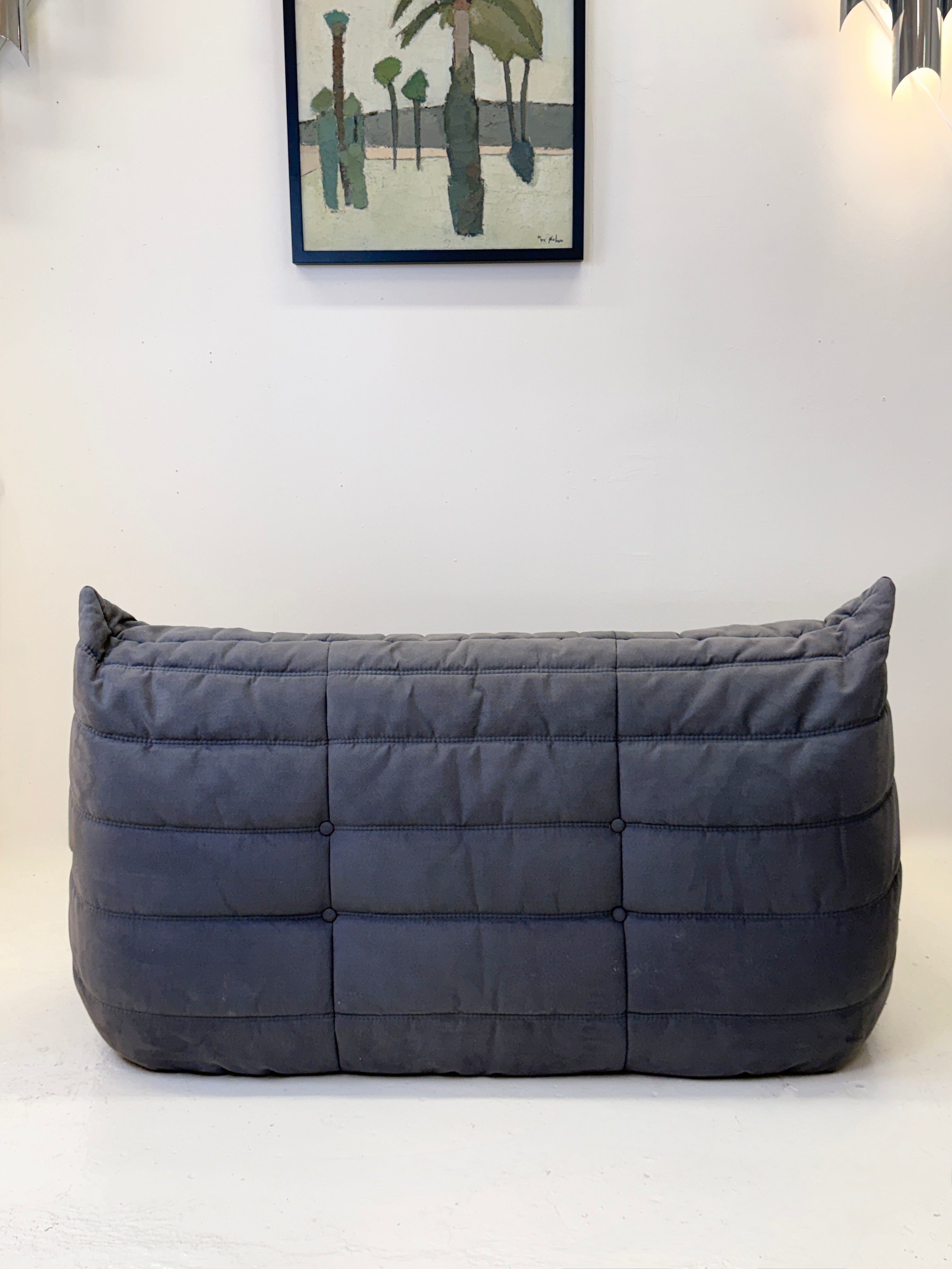 CANAPÉ TOGO 2 PLACES "LIGNE ROSET", GRIS SOURIS