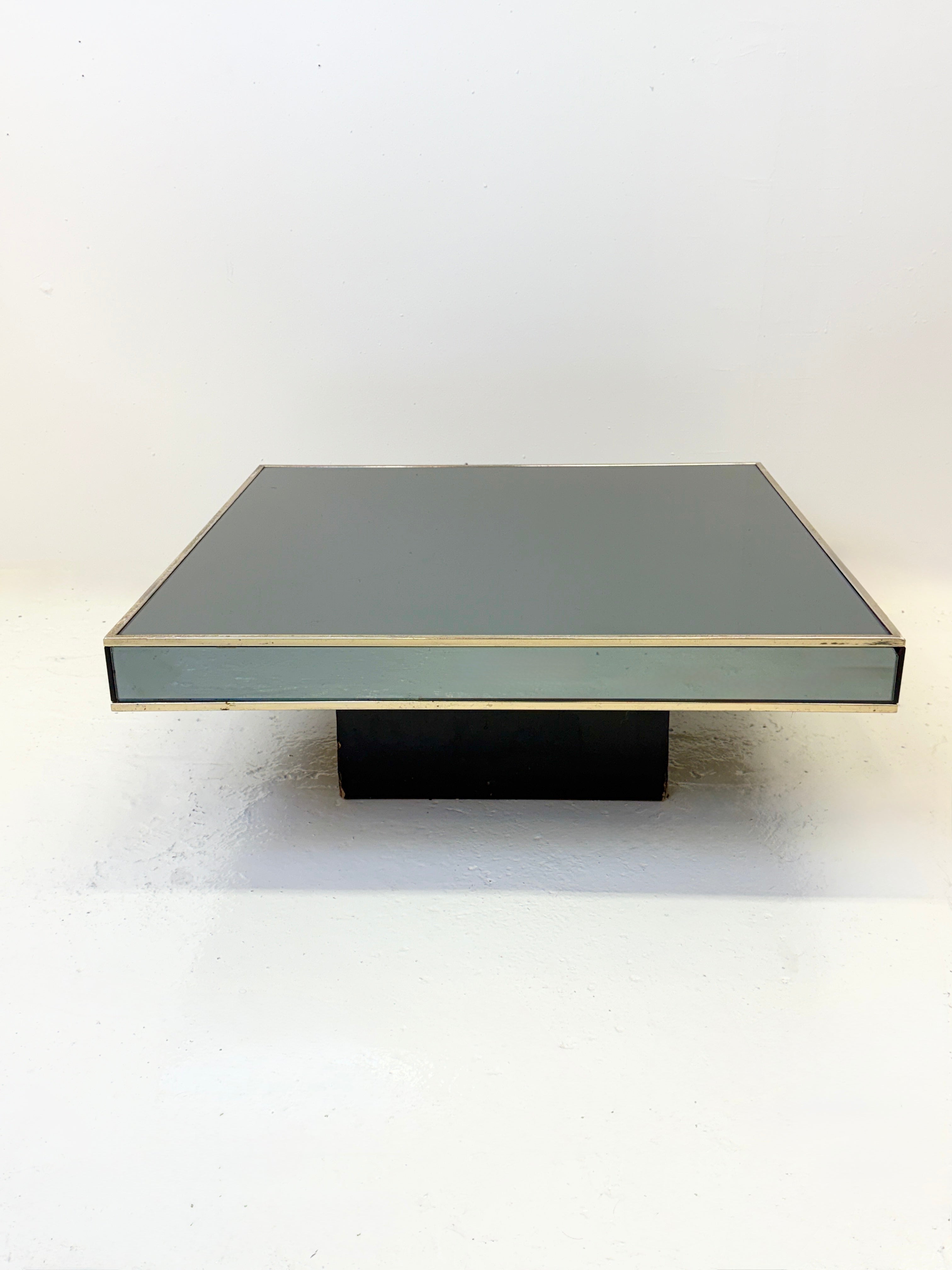 TABLE BASSE "MIROIR" CIDUE, ITALIE 1970s