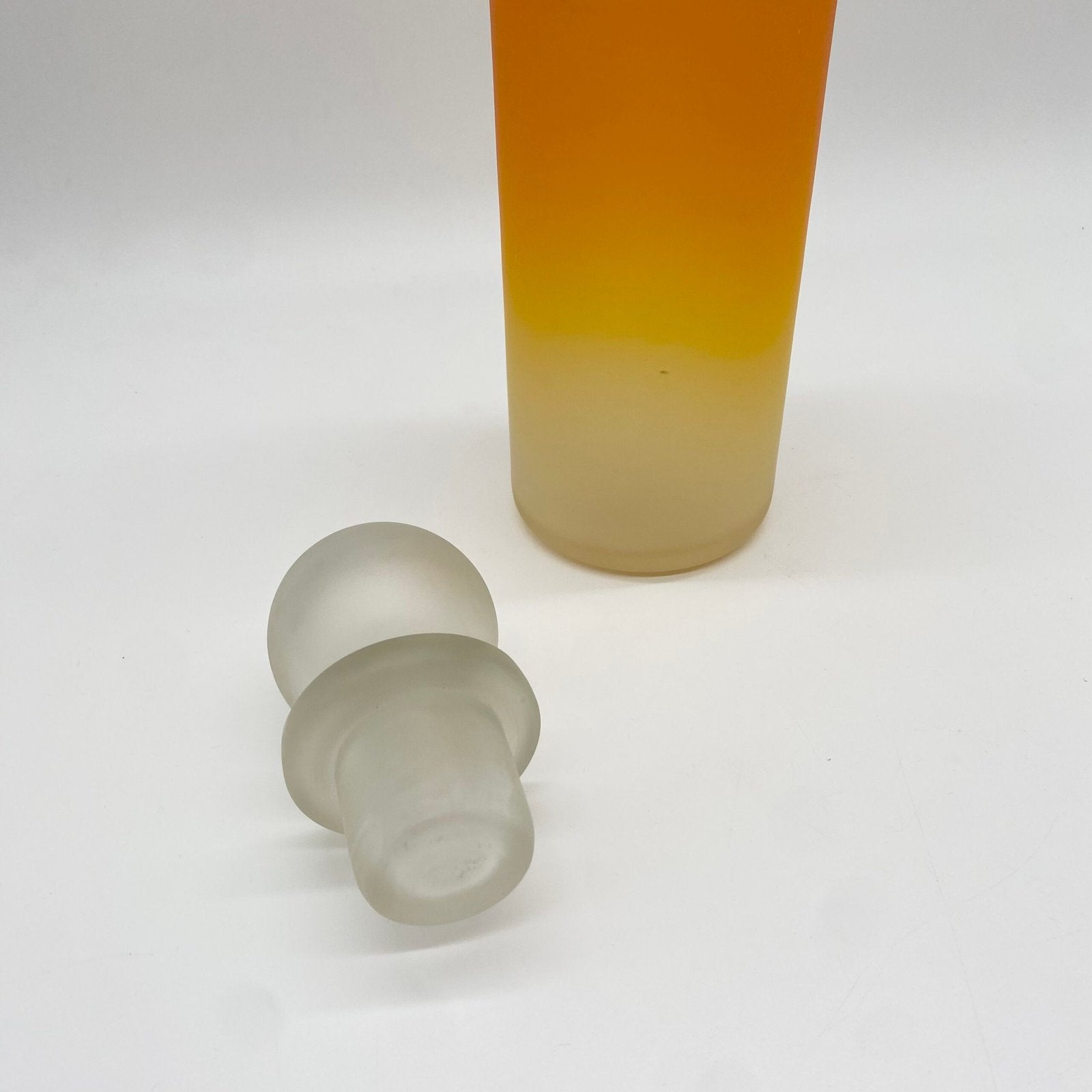 BOUTEILLE XXL "ULTRA ORANGE" VERRE DE MURANO, 1960s