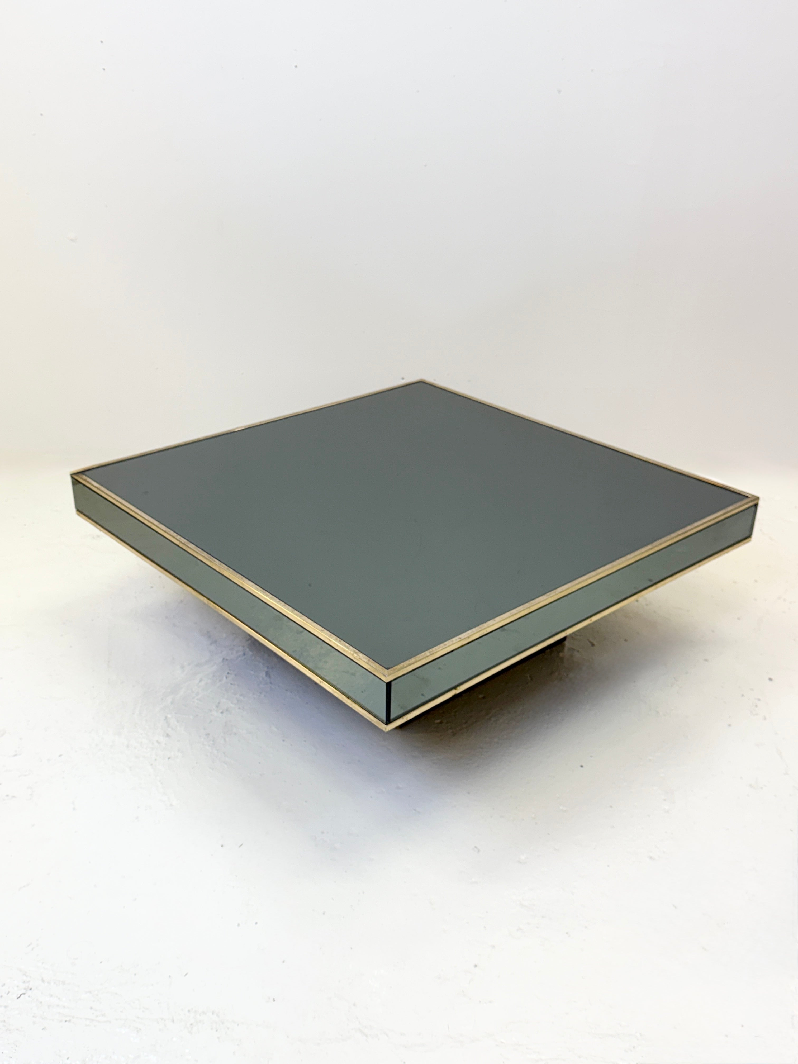 TABLE BASSE "MIROIR" CIDUE, ITALIE 1970s