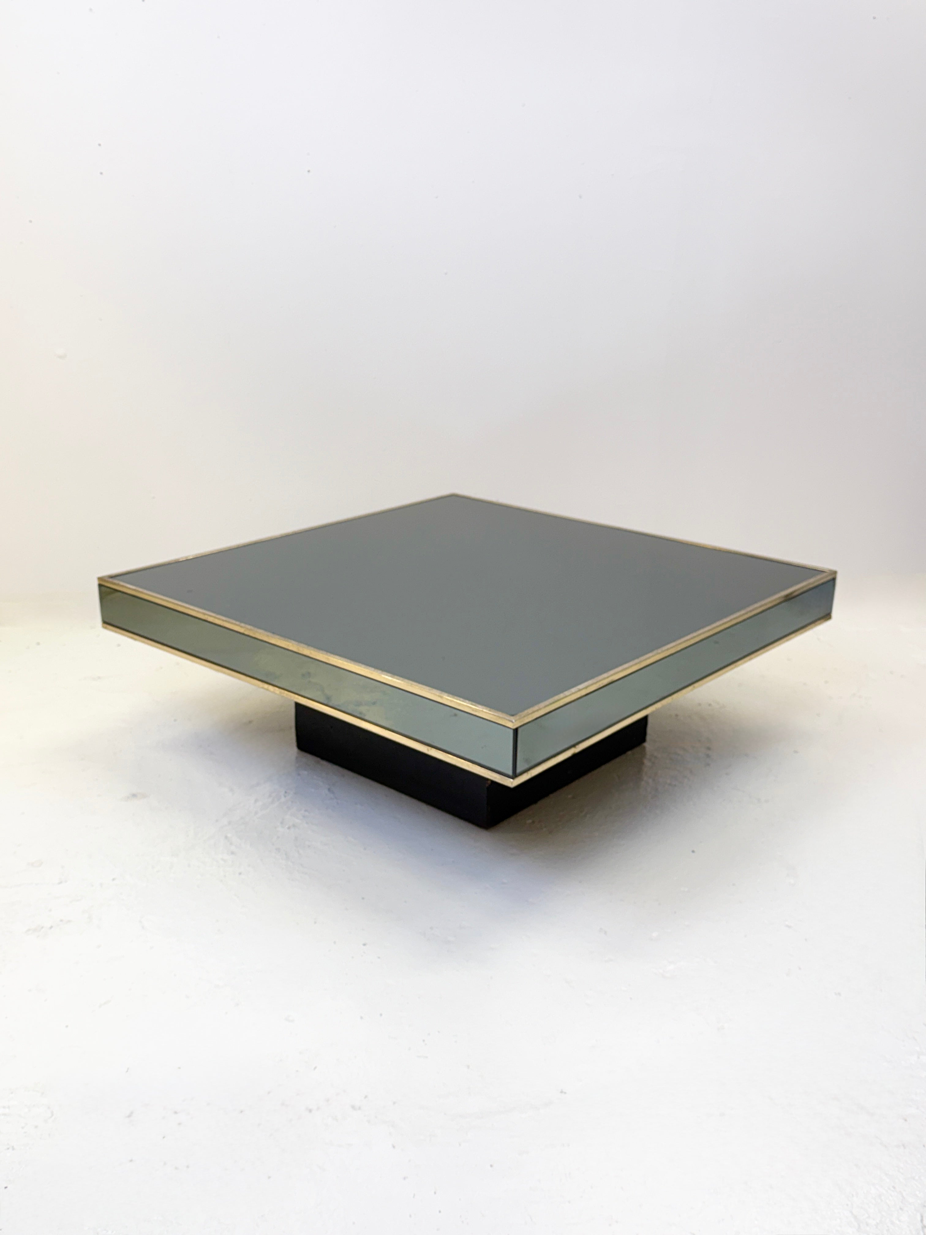 TABLE BASSE "MIROIR" CIDUE, ITALIE 1970s