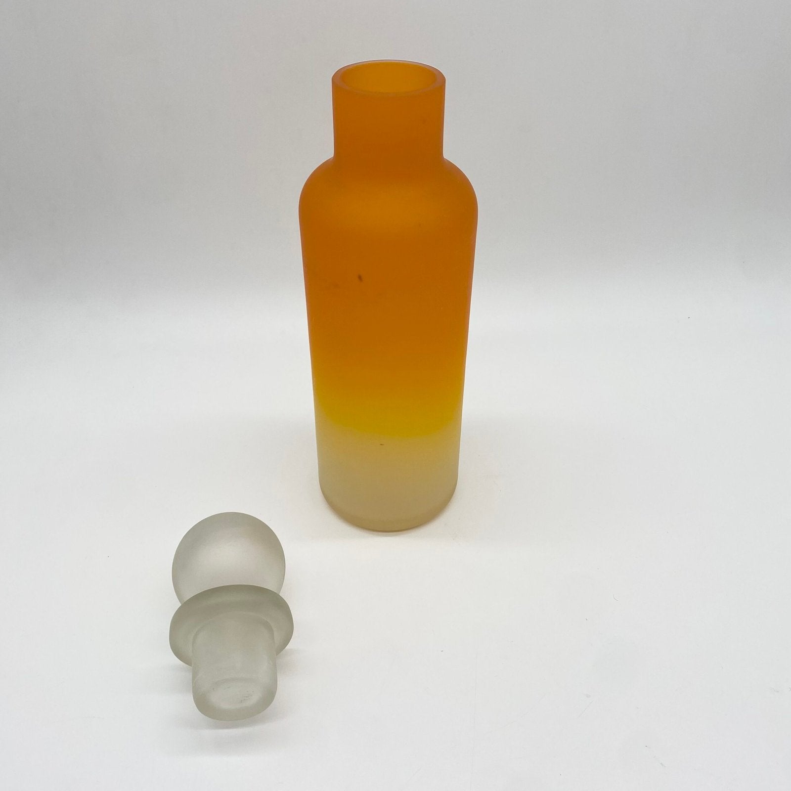 BOUTEILLE XXL "ULTRA ORANGE" VERRE DE MURANO, 1960s