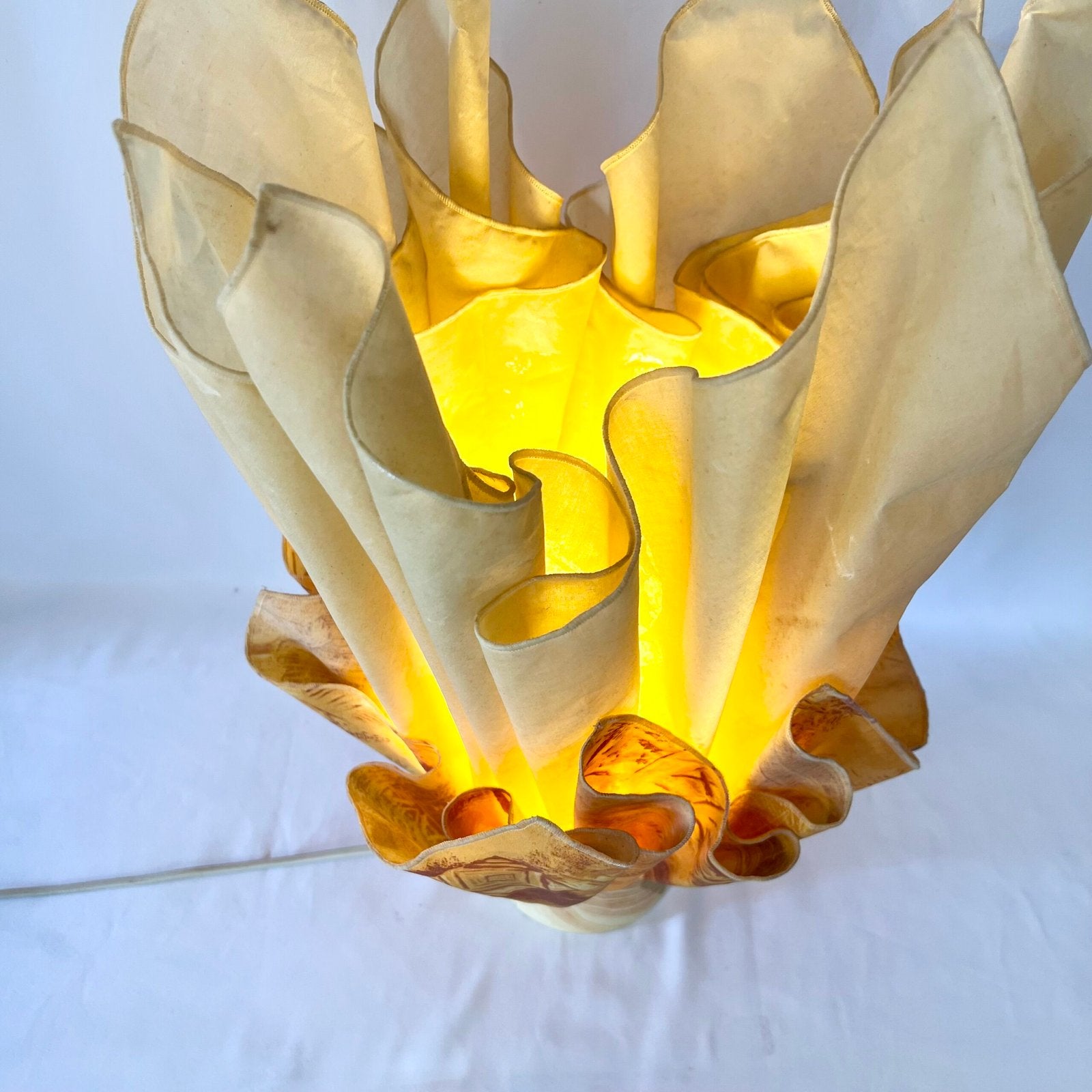 LAMPE "MOUCHOIR" JANNALIGHTS, 1970s. FRANCE