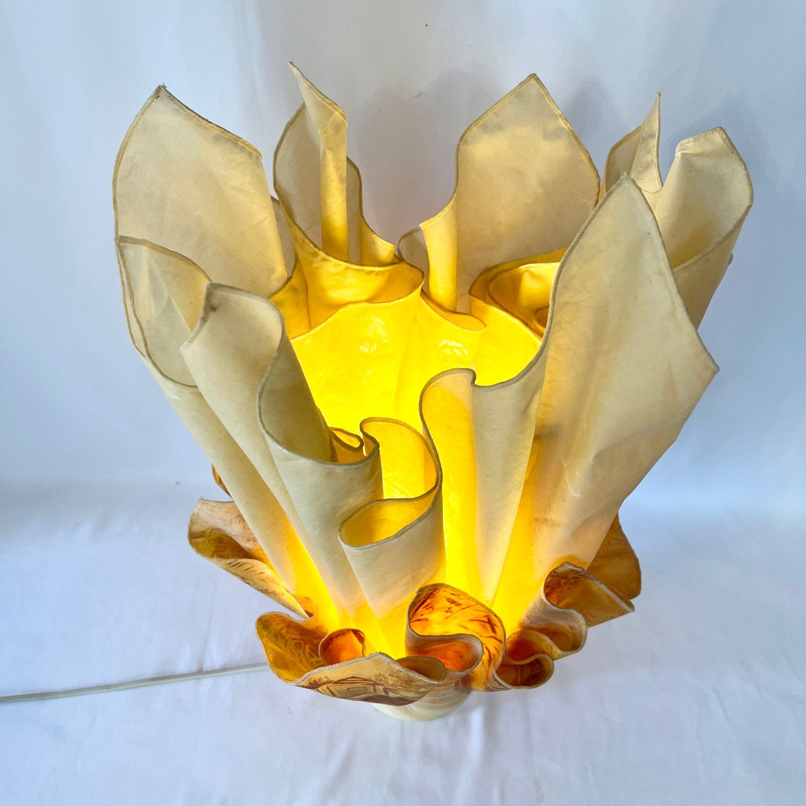 LAMPE "MOUCHOIR" JANNALIGHTS, 1970s. FRANCE