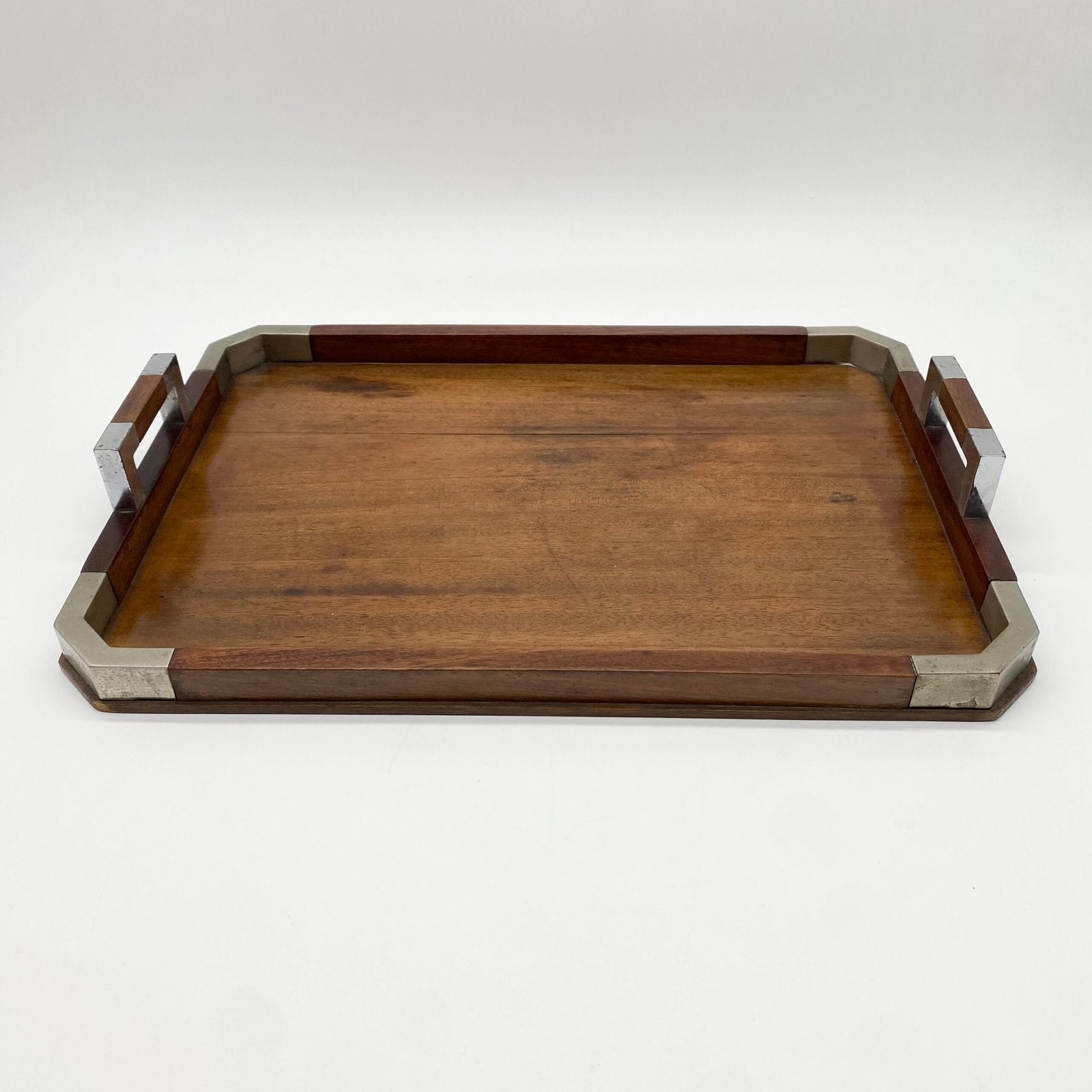 PLATEAU "ART DÉCO" EN BOIS MASSIF – 1930s