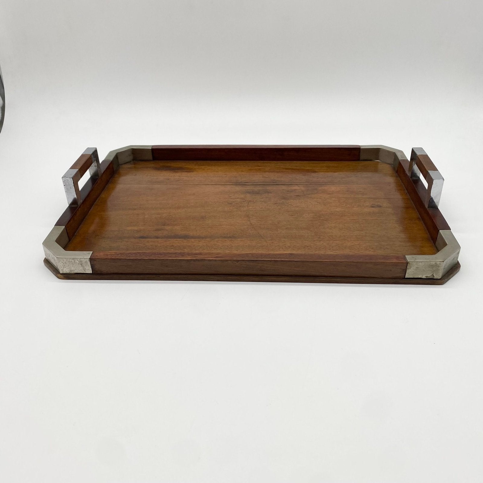 PLATEAU "ART DÉCO" EN BOIS MASSIF – 1930s