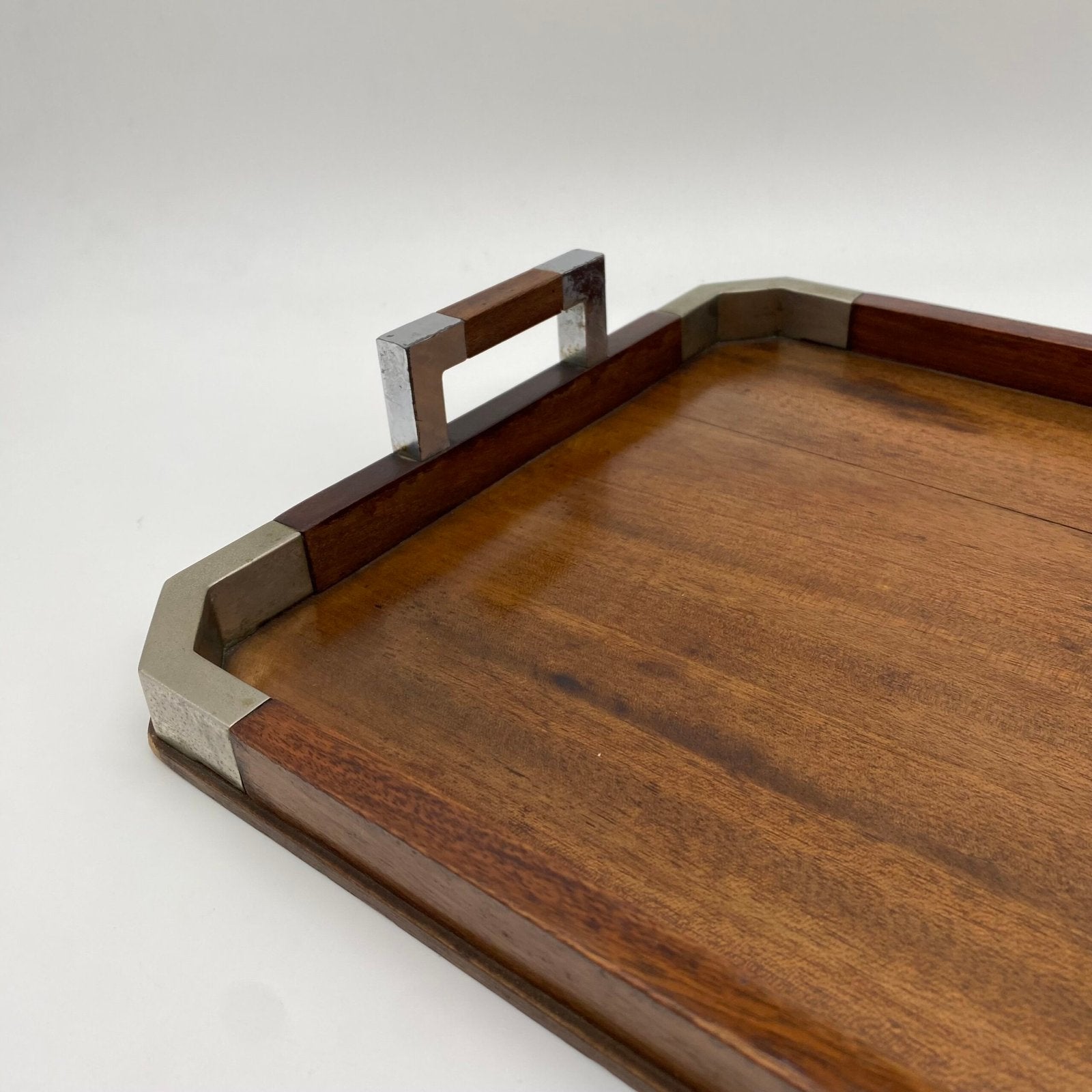 PLATEAU "ART DÉCO" EN BOIS MASSIF – 1930s