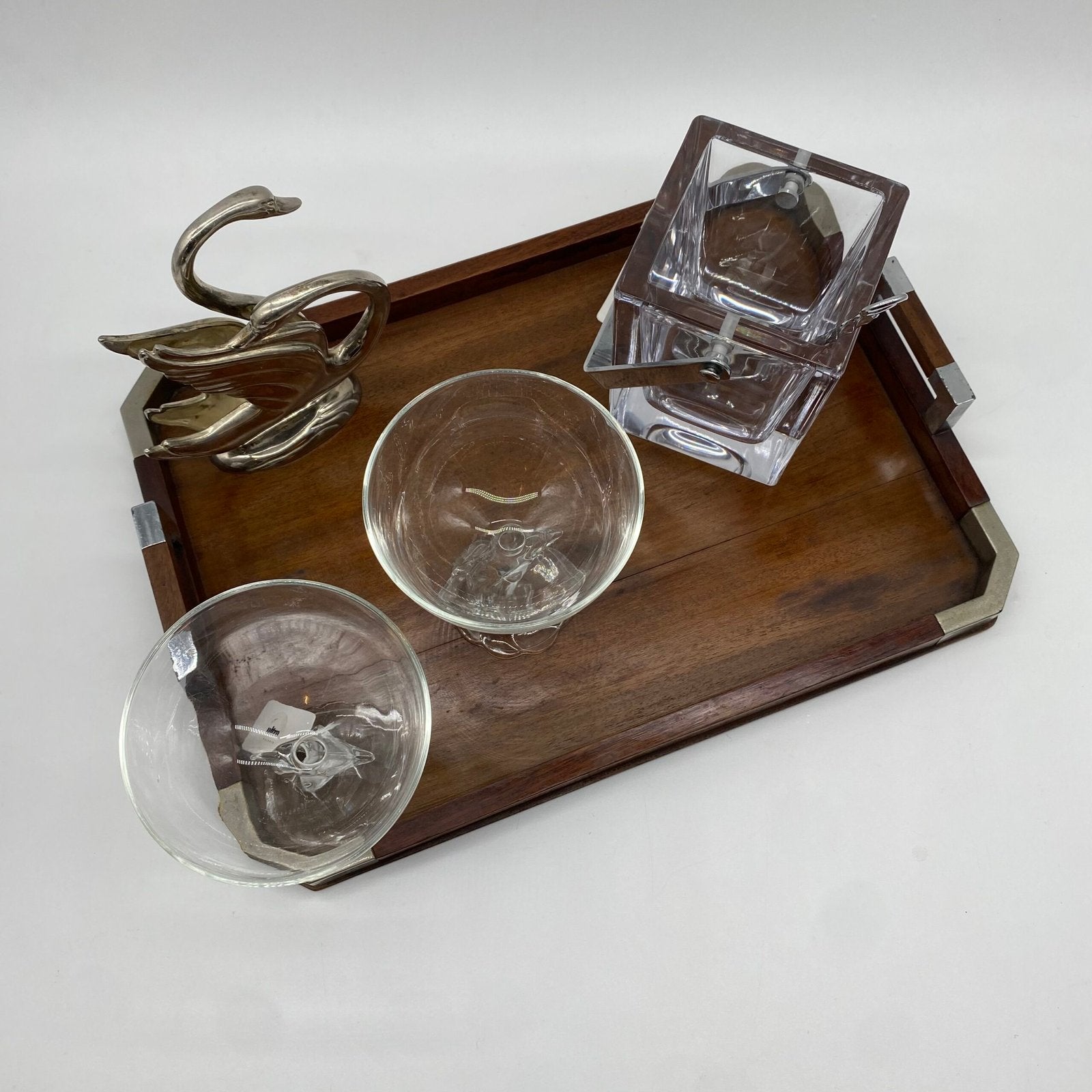 PLATEAU "ART DÉCO" EN BOIS MASSIF – 1930s