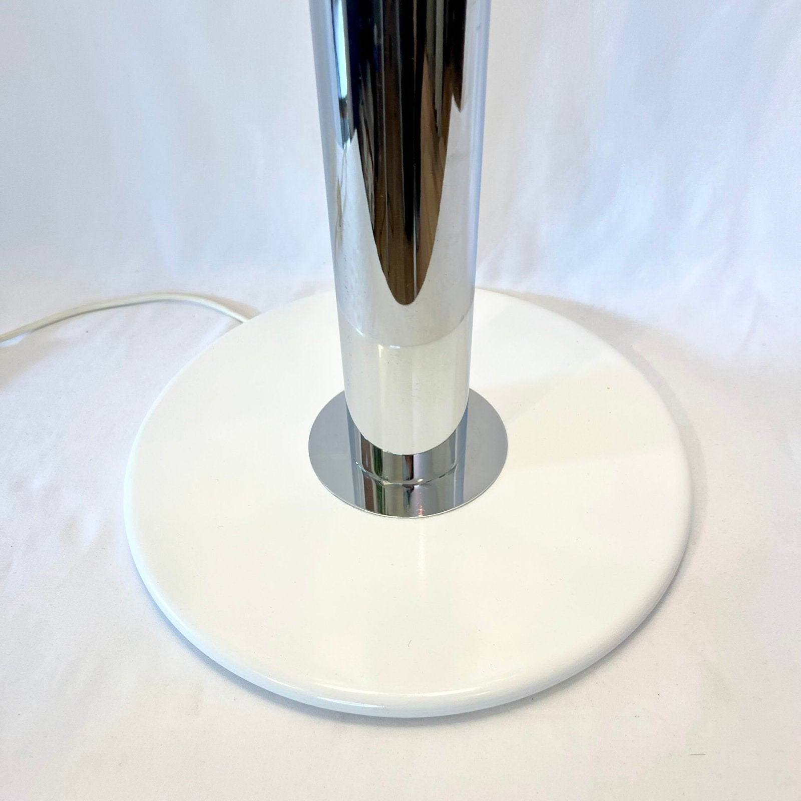 LAMPADAIRE "SPACE AGE" – ATTRIBUÉ À CARLO NASON, CHROME & MURANO, 1970s
