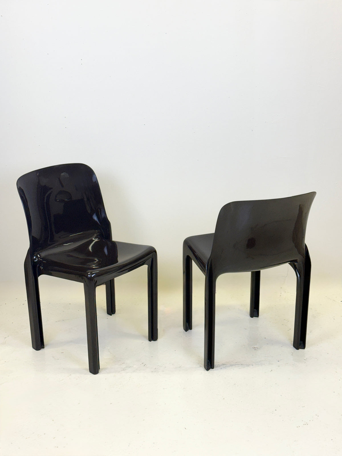 Paire de chaises "Selene" par Vico Magistretti pour Artemide, Italie, 1970s
