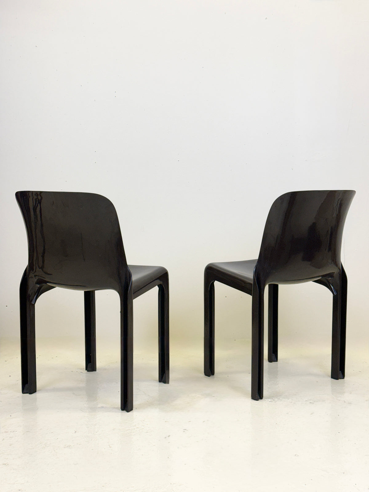 Paire de chaises "Selene" par Vico Magistretti pour Artemide, Italie, 1970s