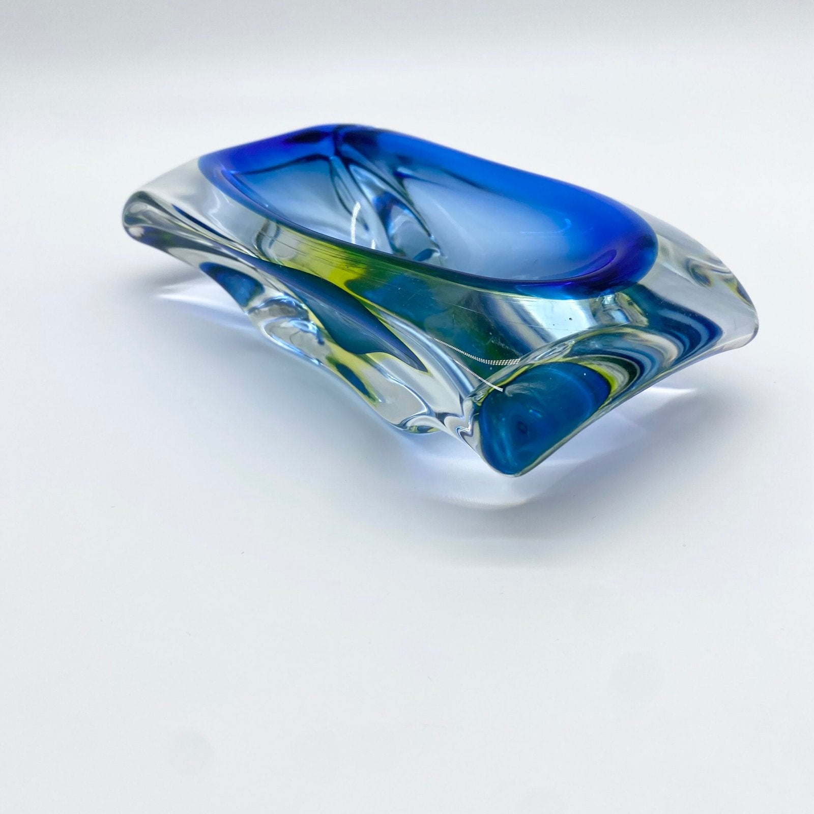 CENDRIER "FLUO SOMMERSO" – MURANO, 1970s