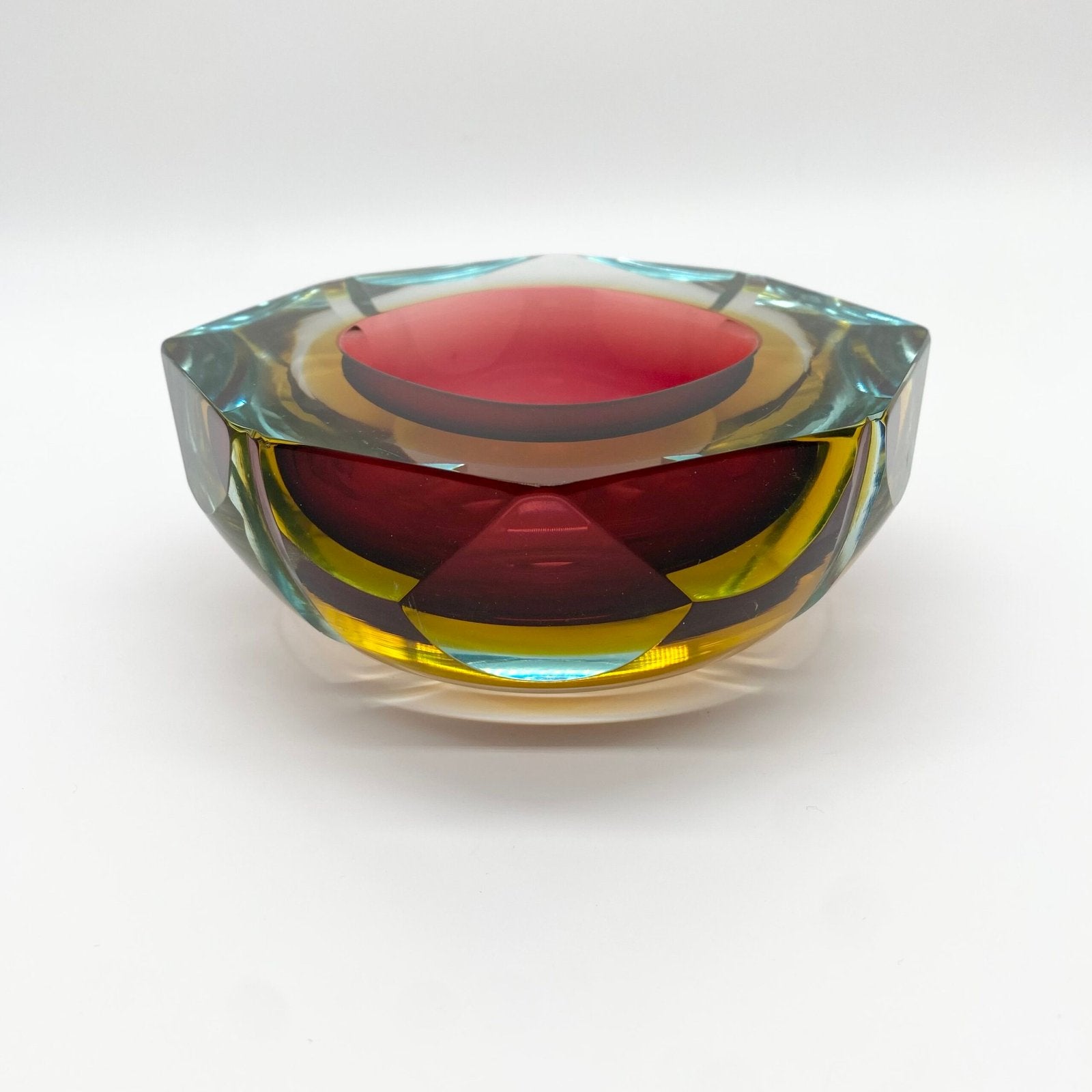 CENDRIER "RAINBOW SOMMERSO" / MURANO, 1960s