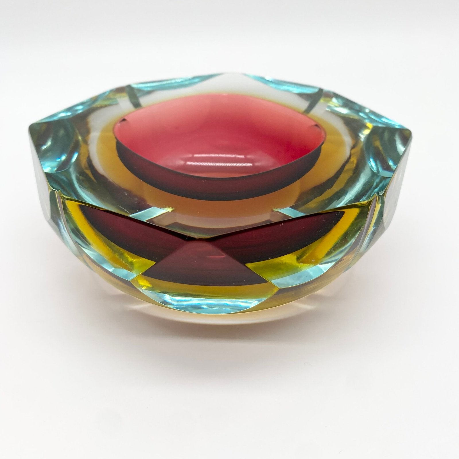 CENDRIER "RAINBOW SOMMERSO" / MURANO, 1960s