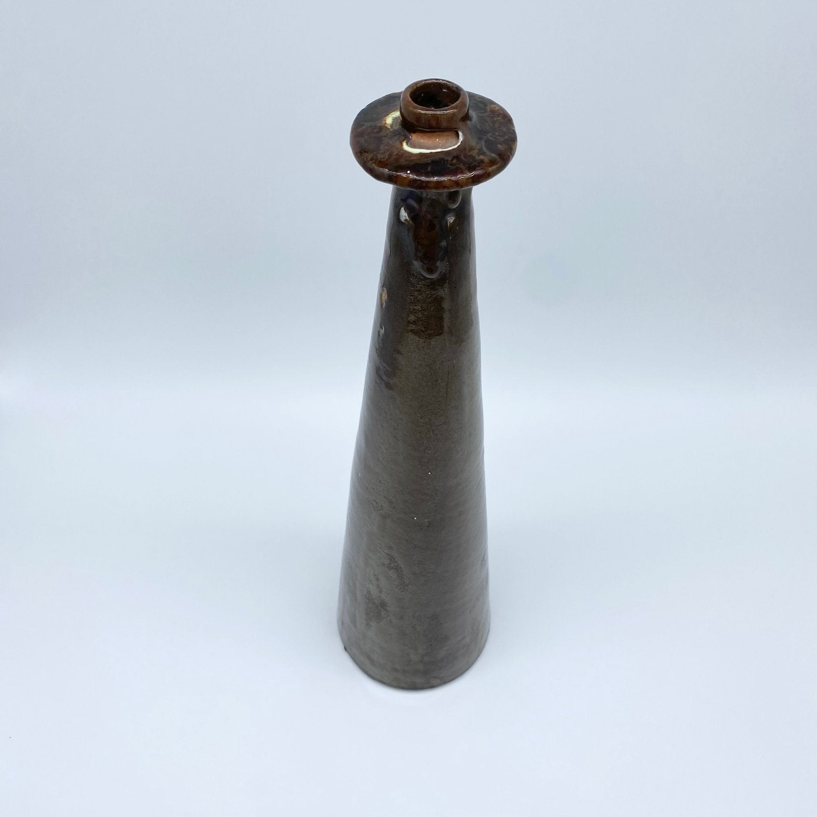 GRAND BOUGEOIR GRÈS MARRON GLACÉ, 1970