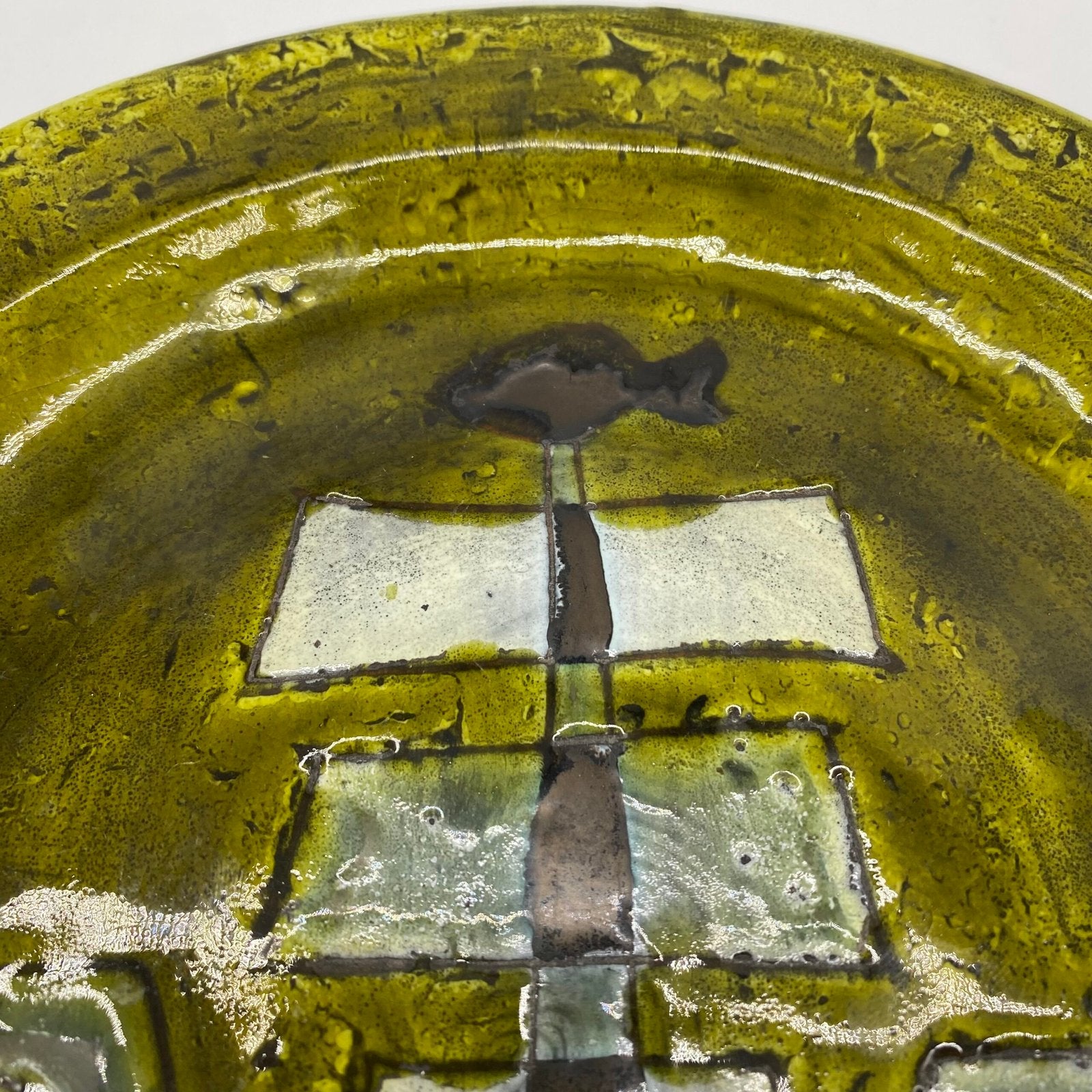 ASSIETTE CÉRAMIQUE "NAVIRE", 1950s