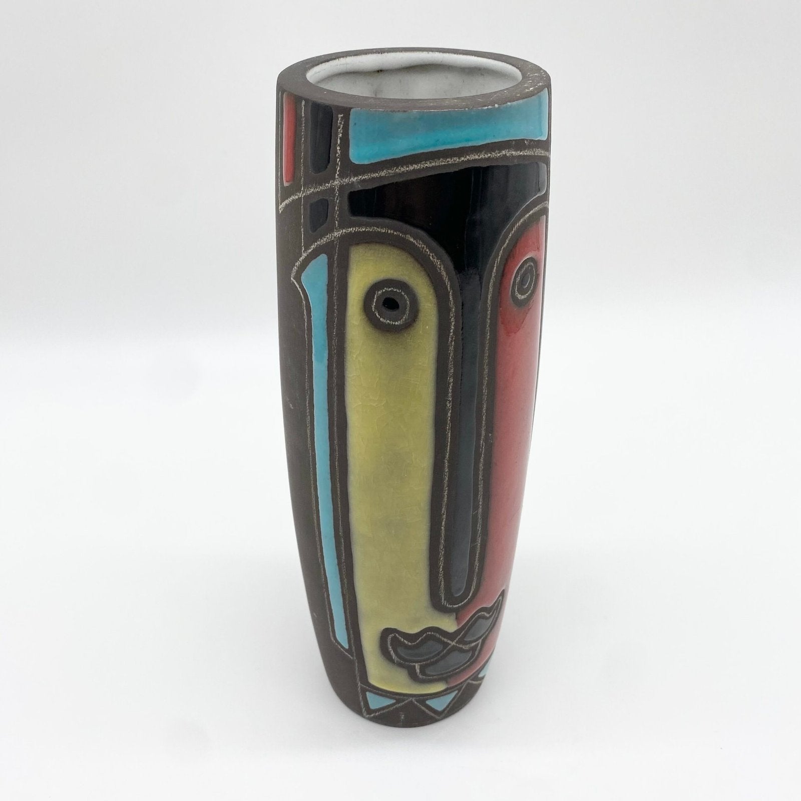 VASE "MASQUE" POLYCHROME – JAAP RAVELLI, 1955
