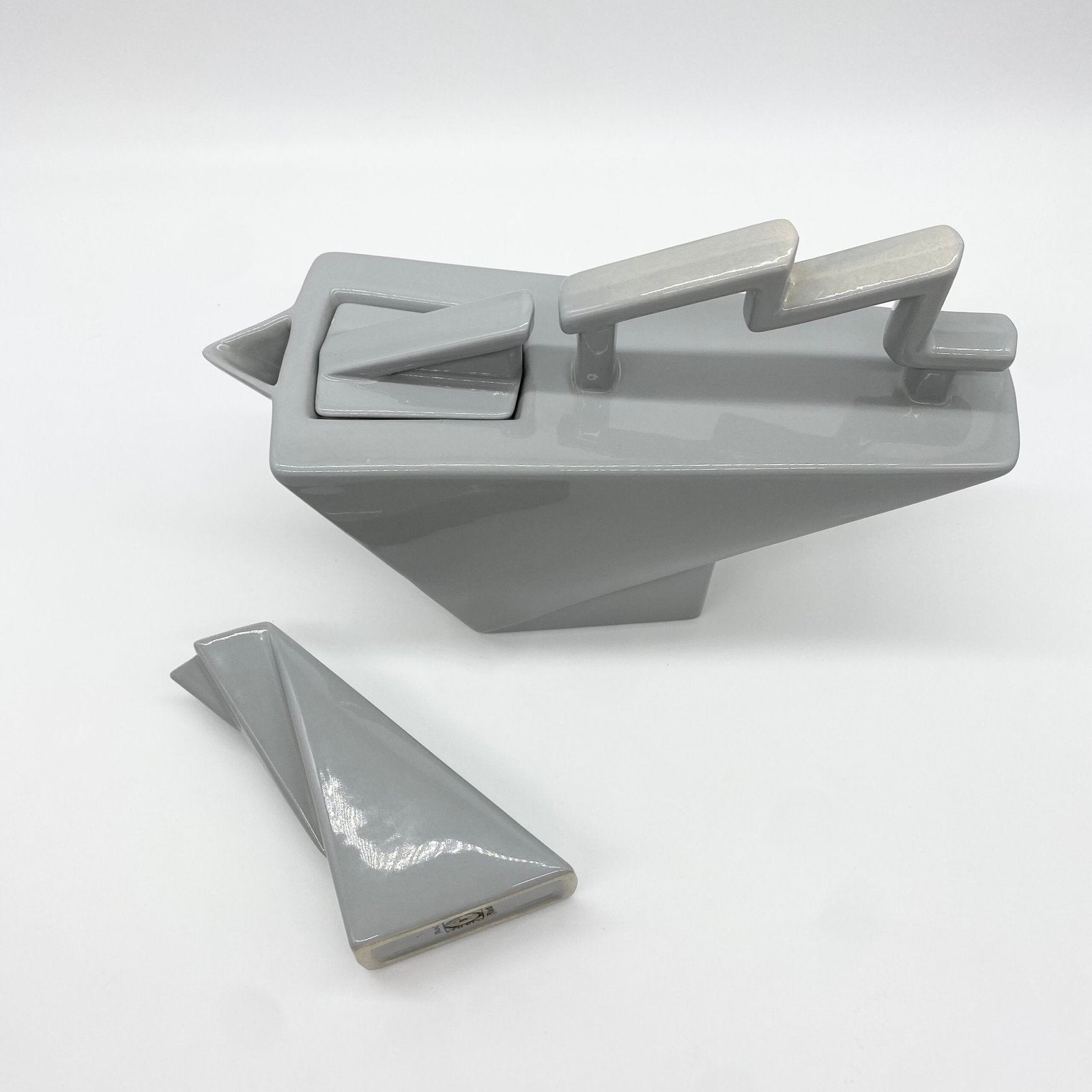PIERRE CASENOVE POUR "STUDIO SALINS" – THÉIÈRE ET POT À LAIT, 1980s