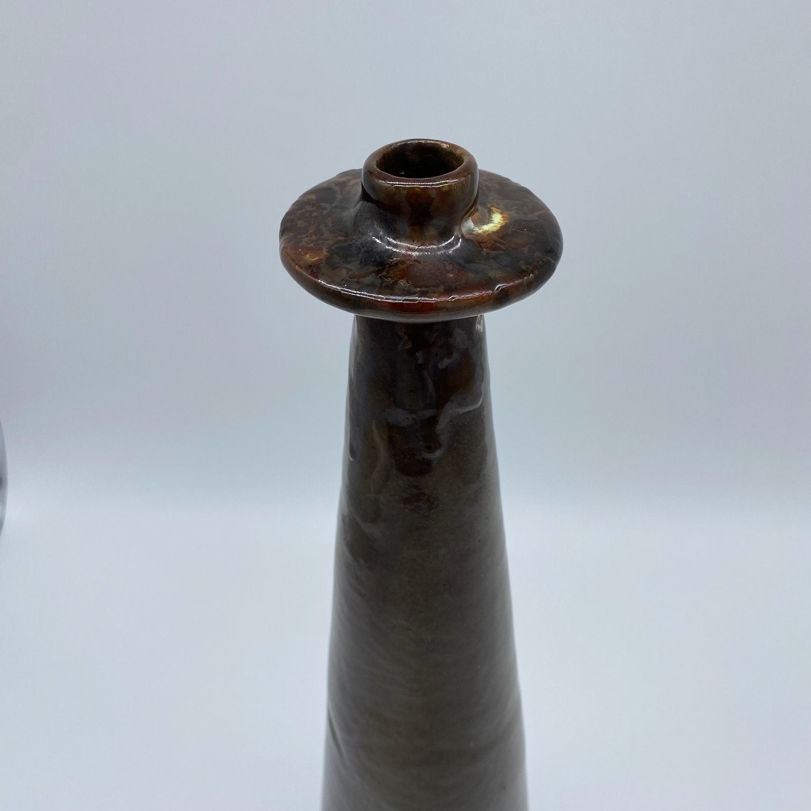 GRAND BOUGEOIR GRÈS MARRON GLACÉ, 1970